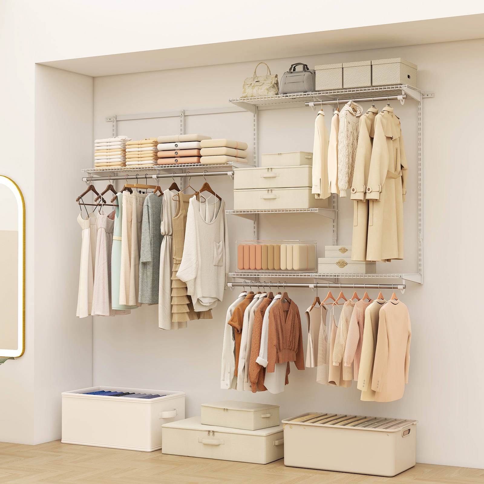 Slickblue D-CO-HW45301ZJ Wire-Closet-Kits - View #5