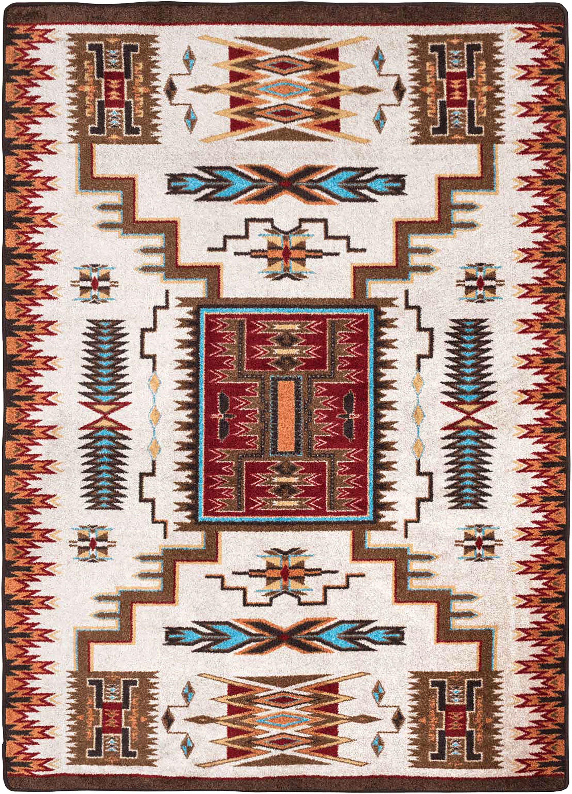 American Dakota Storm Catcher 3 x 4 Rust Indoor Area Rug in the Rugs ...