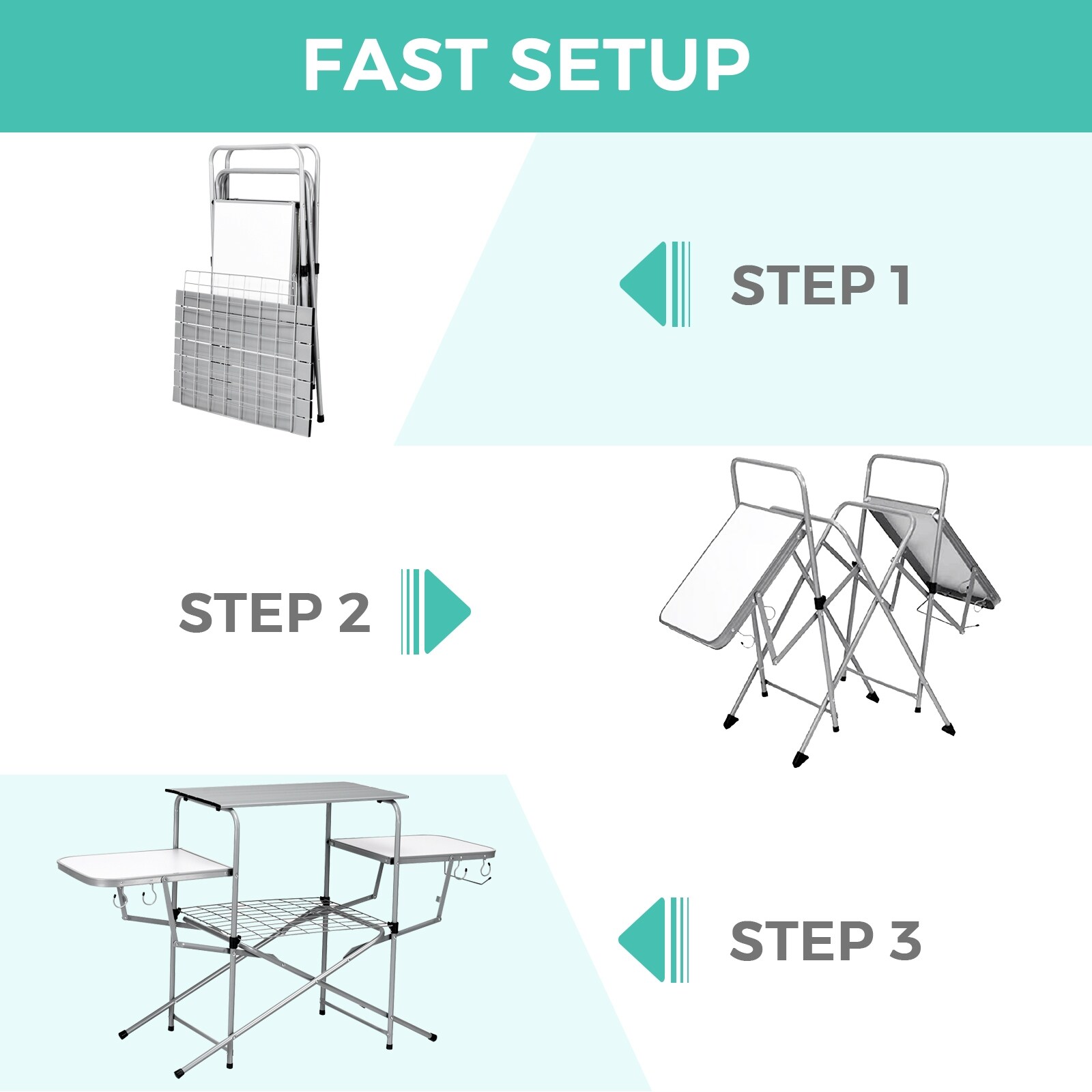 Volenca VOL-VCMWB9 Grill-Carts-Grill-Stands - View #8