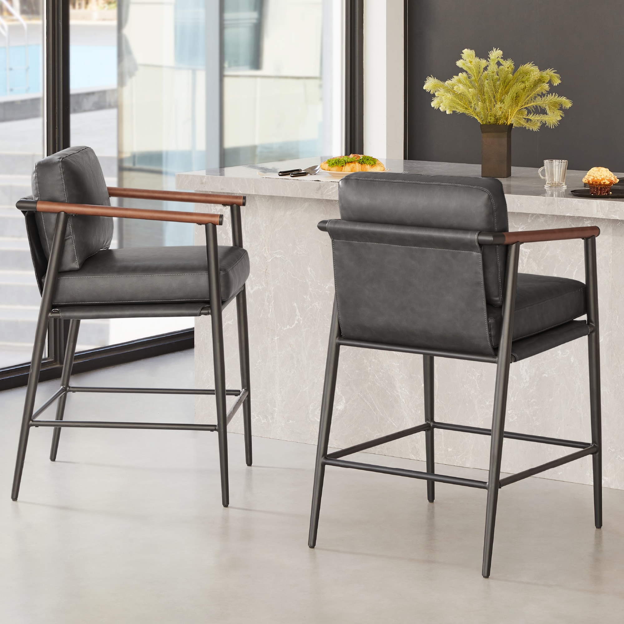 Circle 55 LWSBS72019-PU6016 stools - View #2