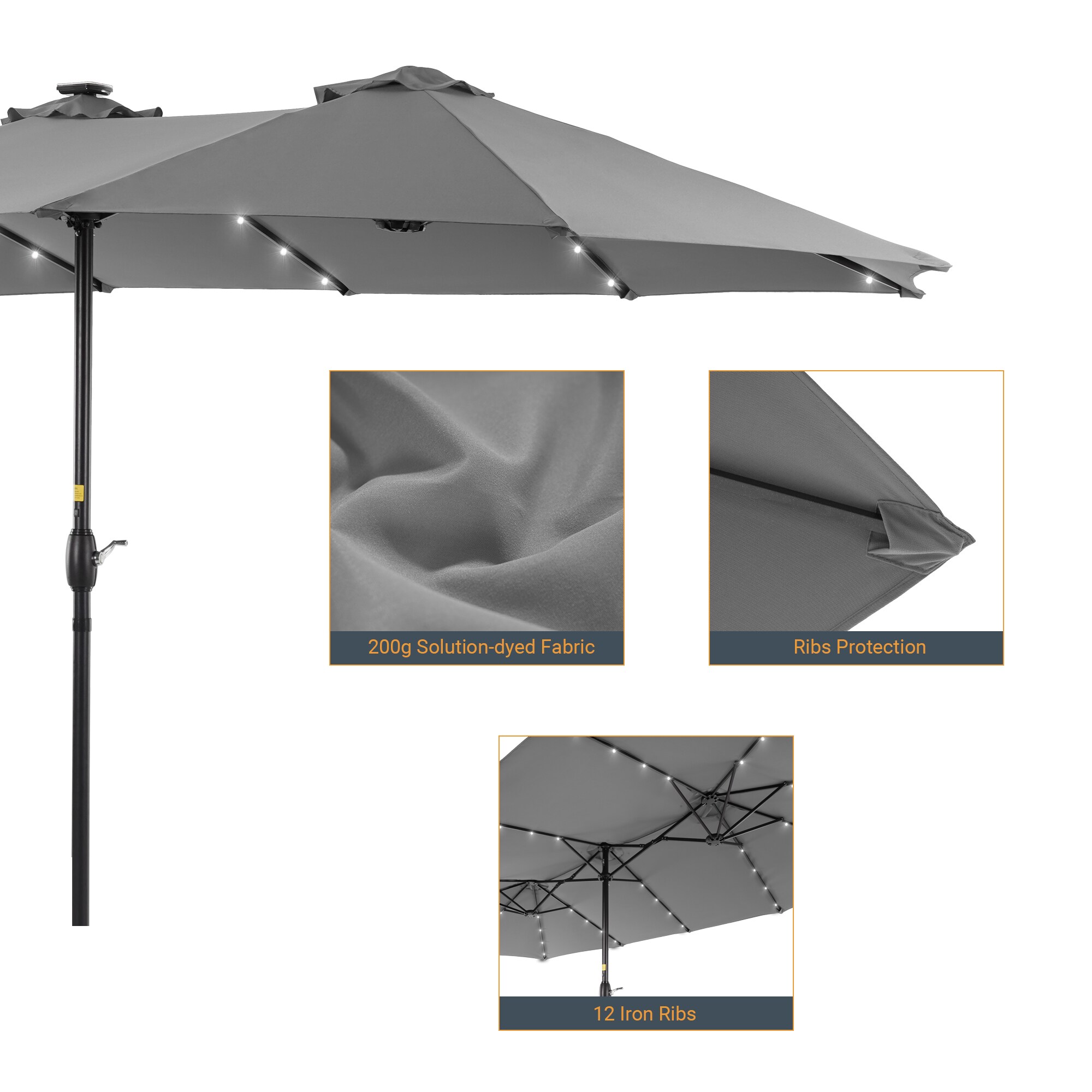 ACEGOSES LW-MK-LED460GY-B Umbrellas-2 - View #6