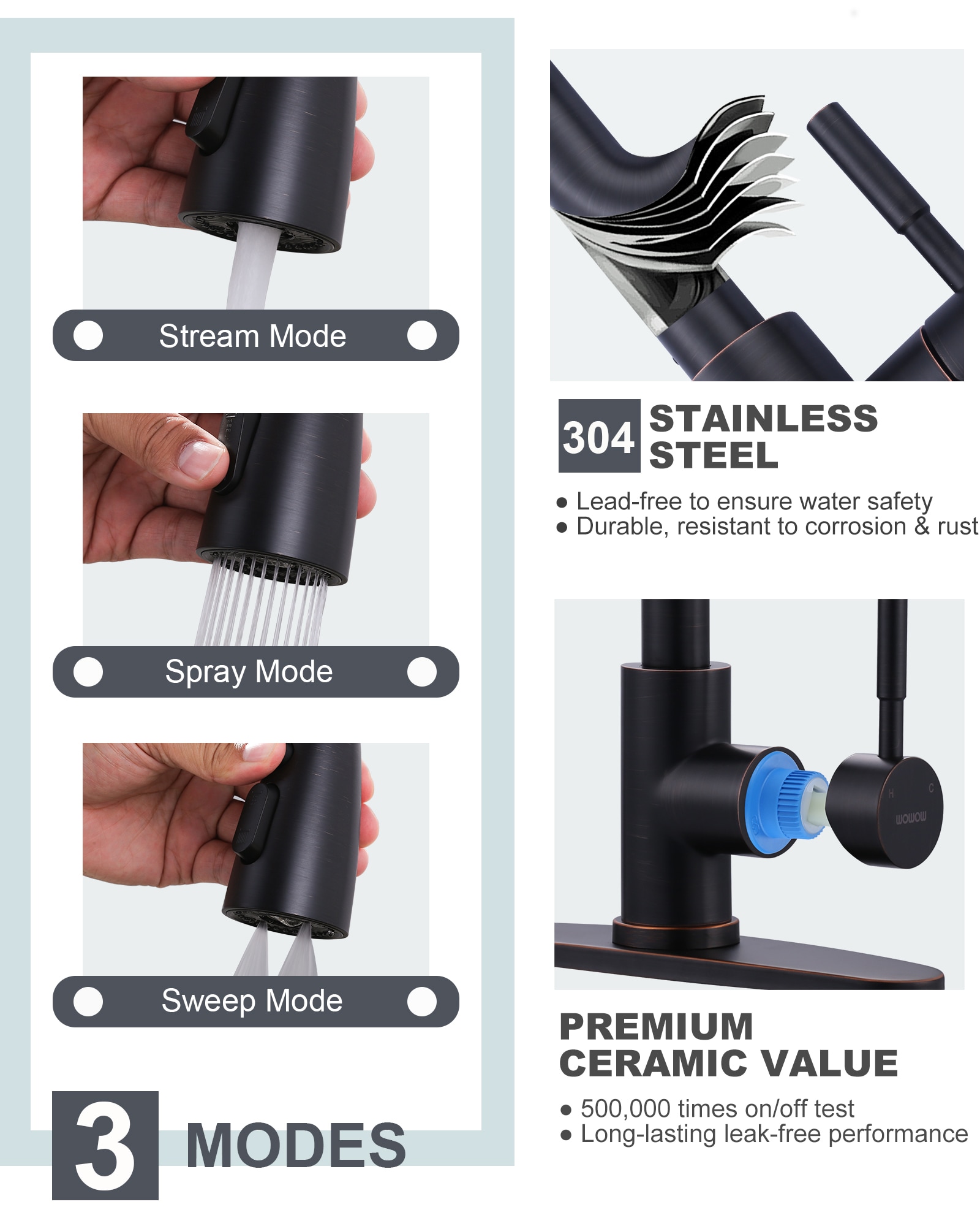 WOWOW 2310301RB-L Kitchen-Faucets - View #5