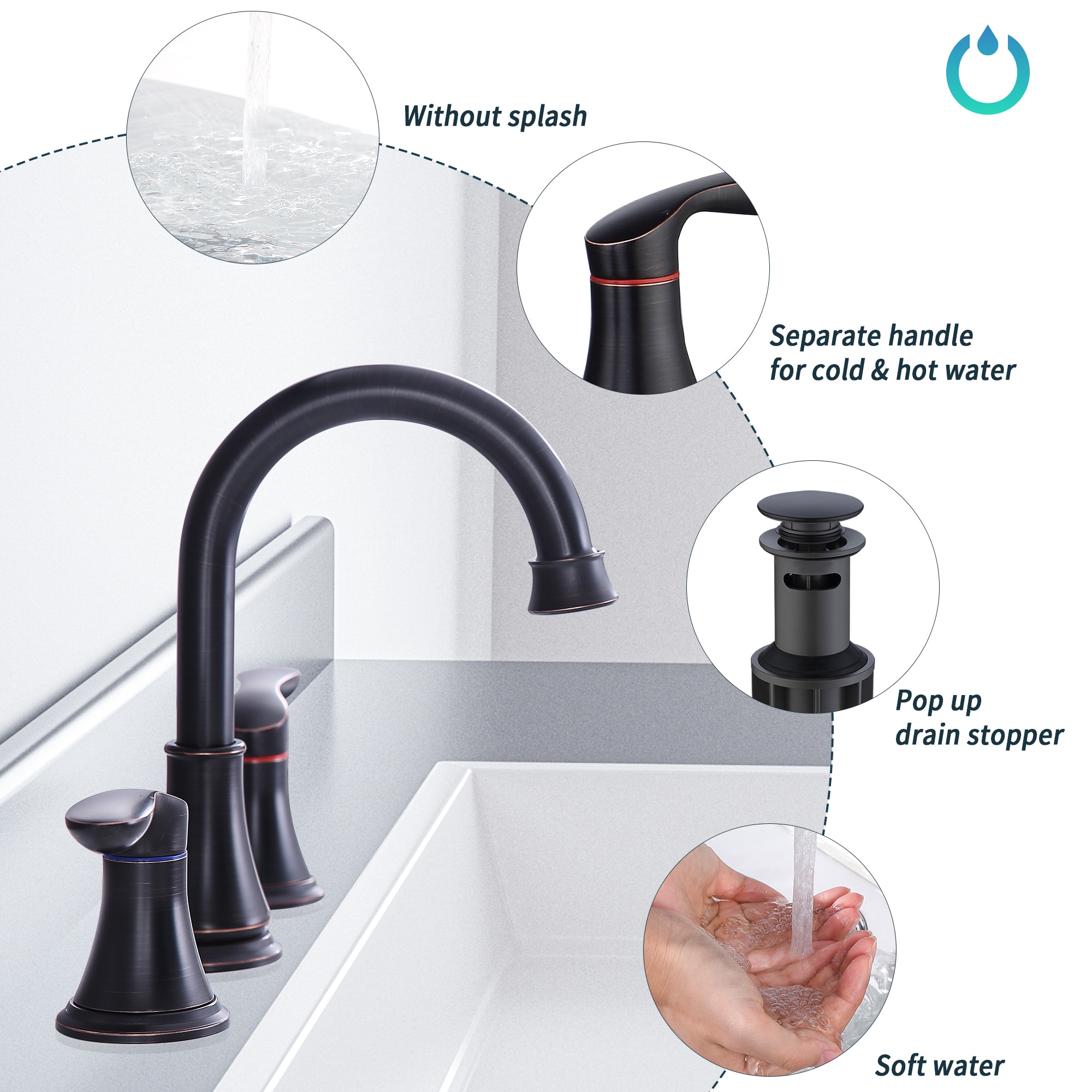 FORIOUS LL03182ORB-F Lavatory-Faucets - View #2