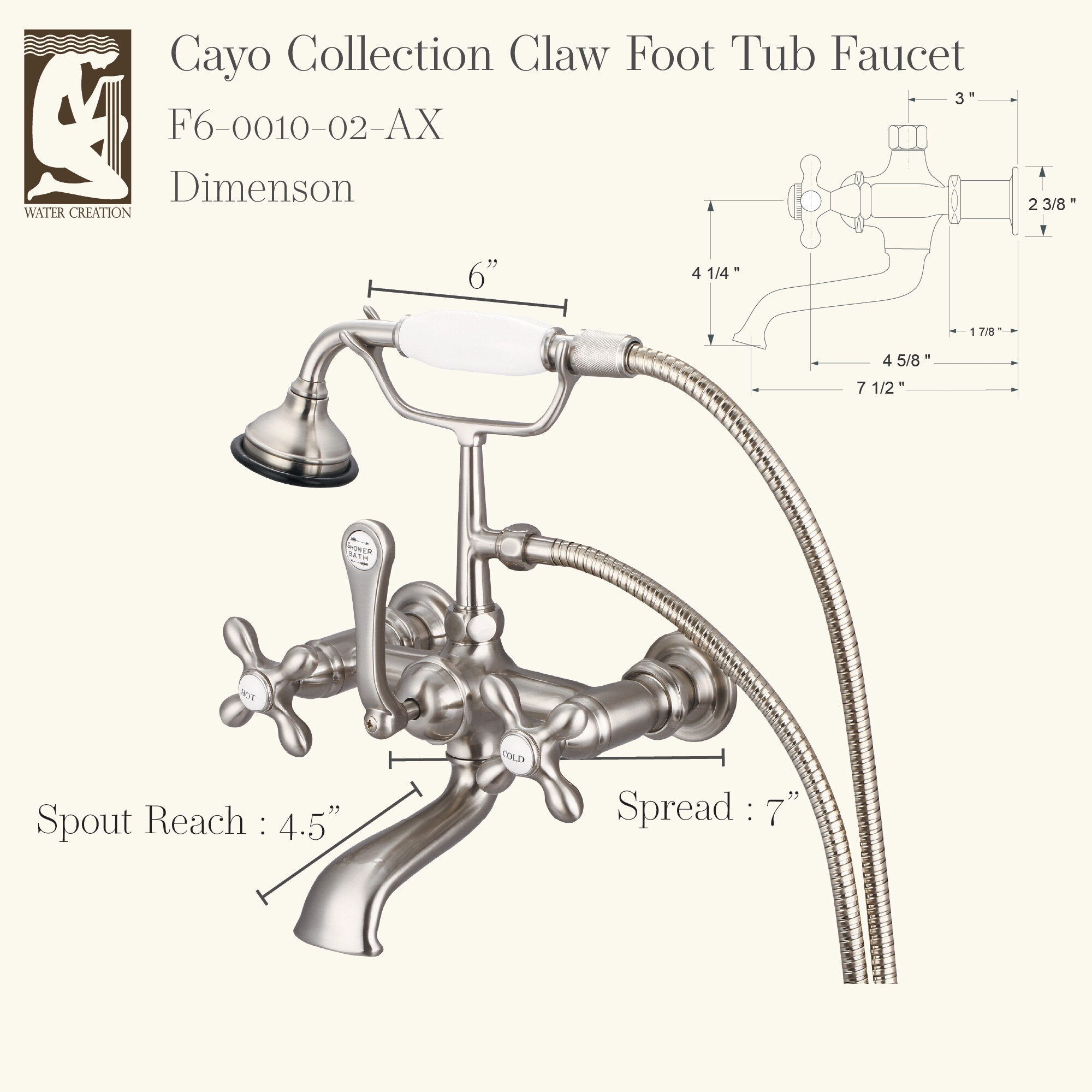 Water Creation F6-0010-02-AX Roman-Tub-Faucets - View #4