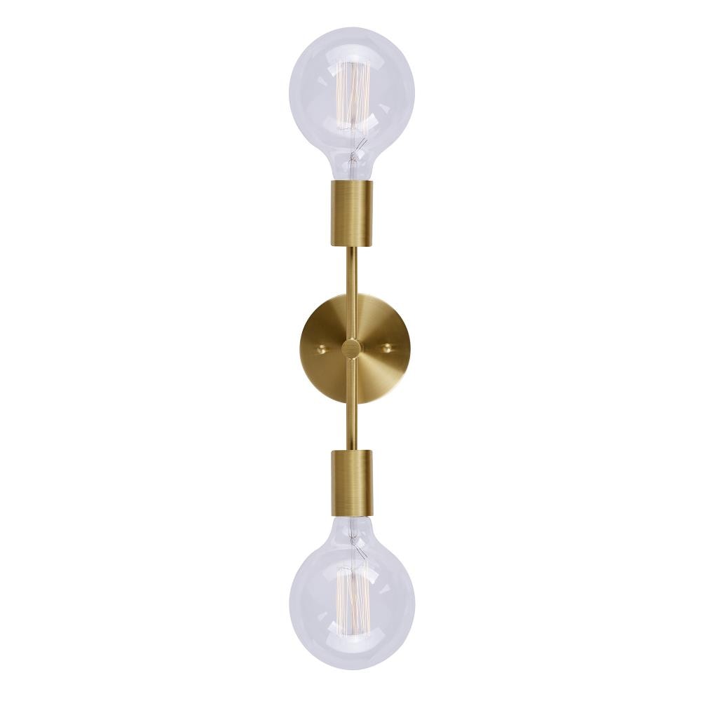 Soft Gold Dimmable Vanity Sconce with Rotating Arms
