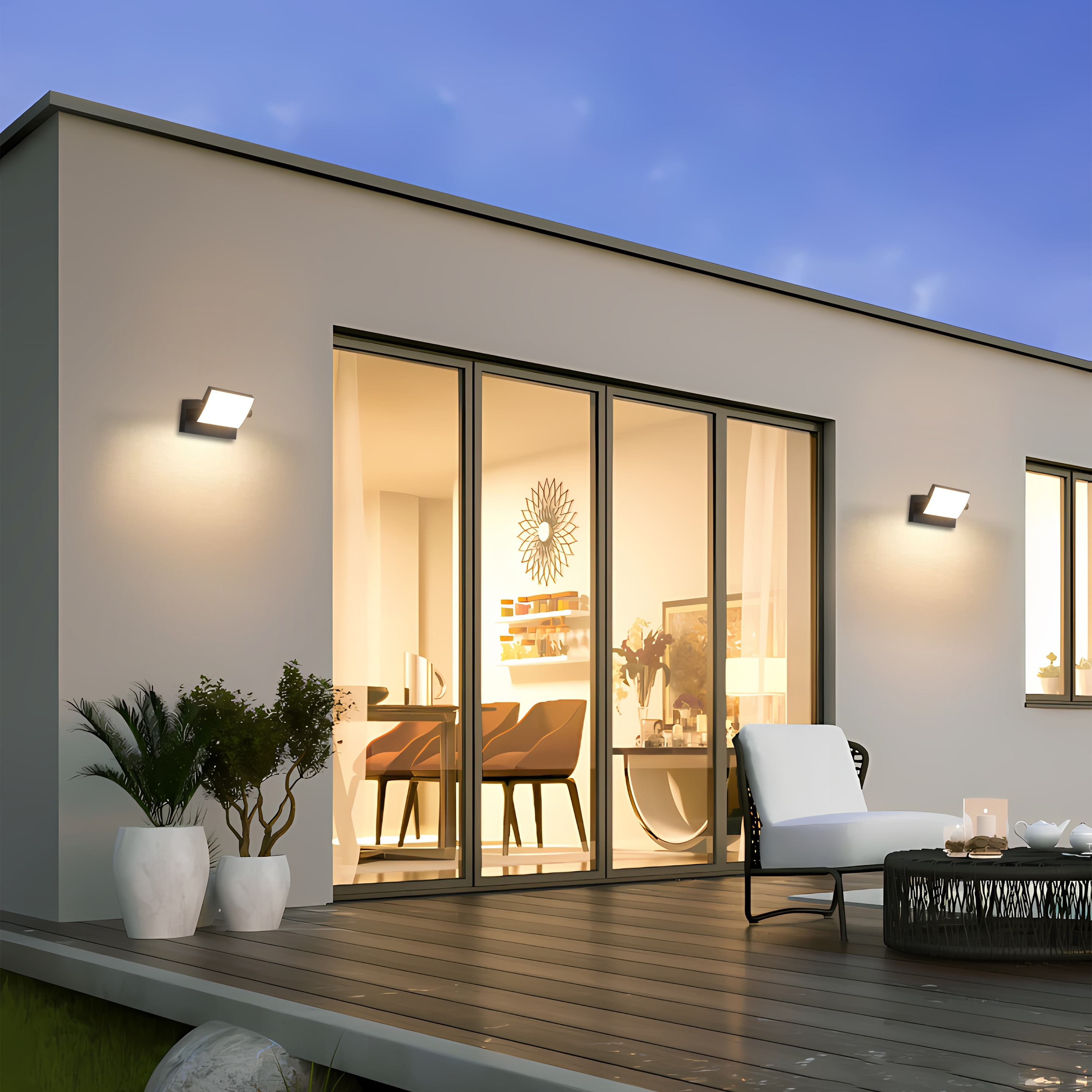 C Cattleya LCA2551-JES-W Outdoor-Wall-Lighting - View #2