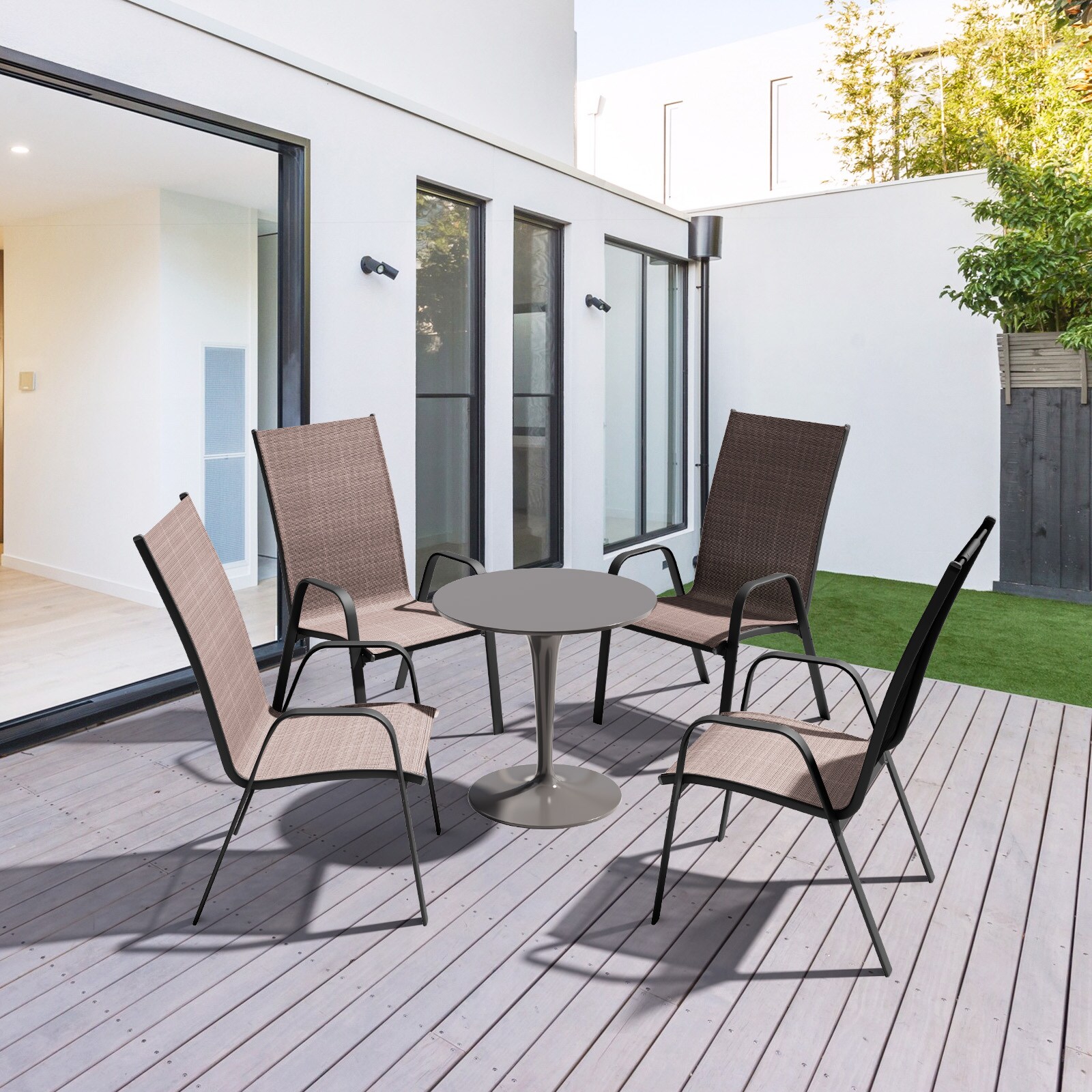 JEAREY 4KDXLT-BR-JR Patio-Chairs - View #5