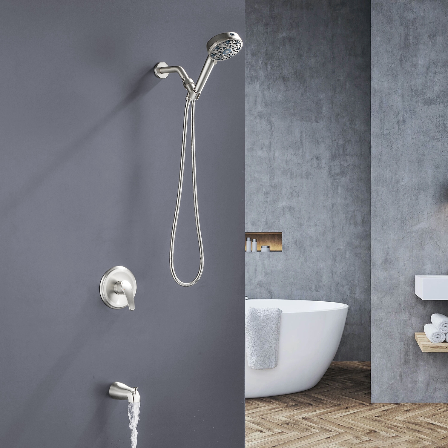 WELLFOR GIG-603MB Tub-Shower-Faucets - View #5