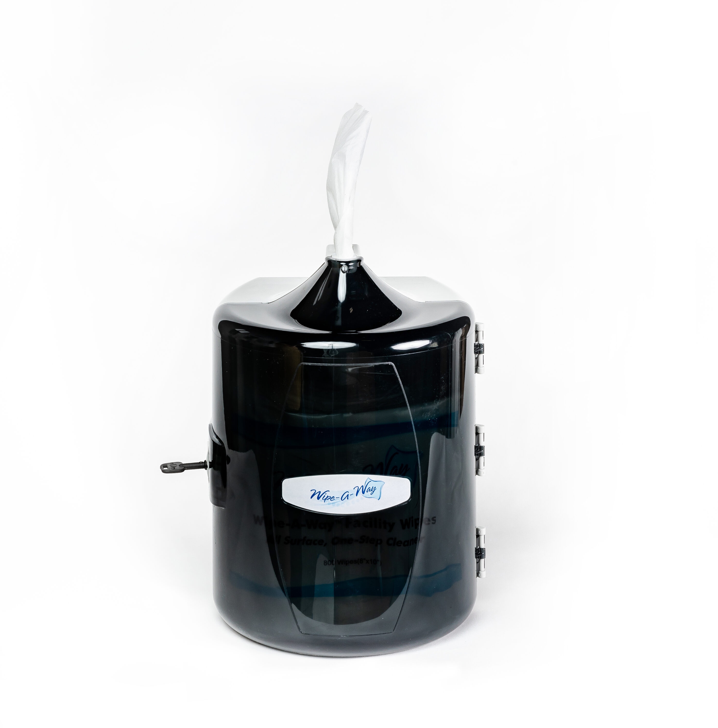 Wipe-A-Way WA-FAC-DSP Black Singlefold pull Paper Towel Dispenser