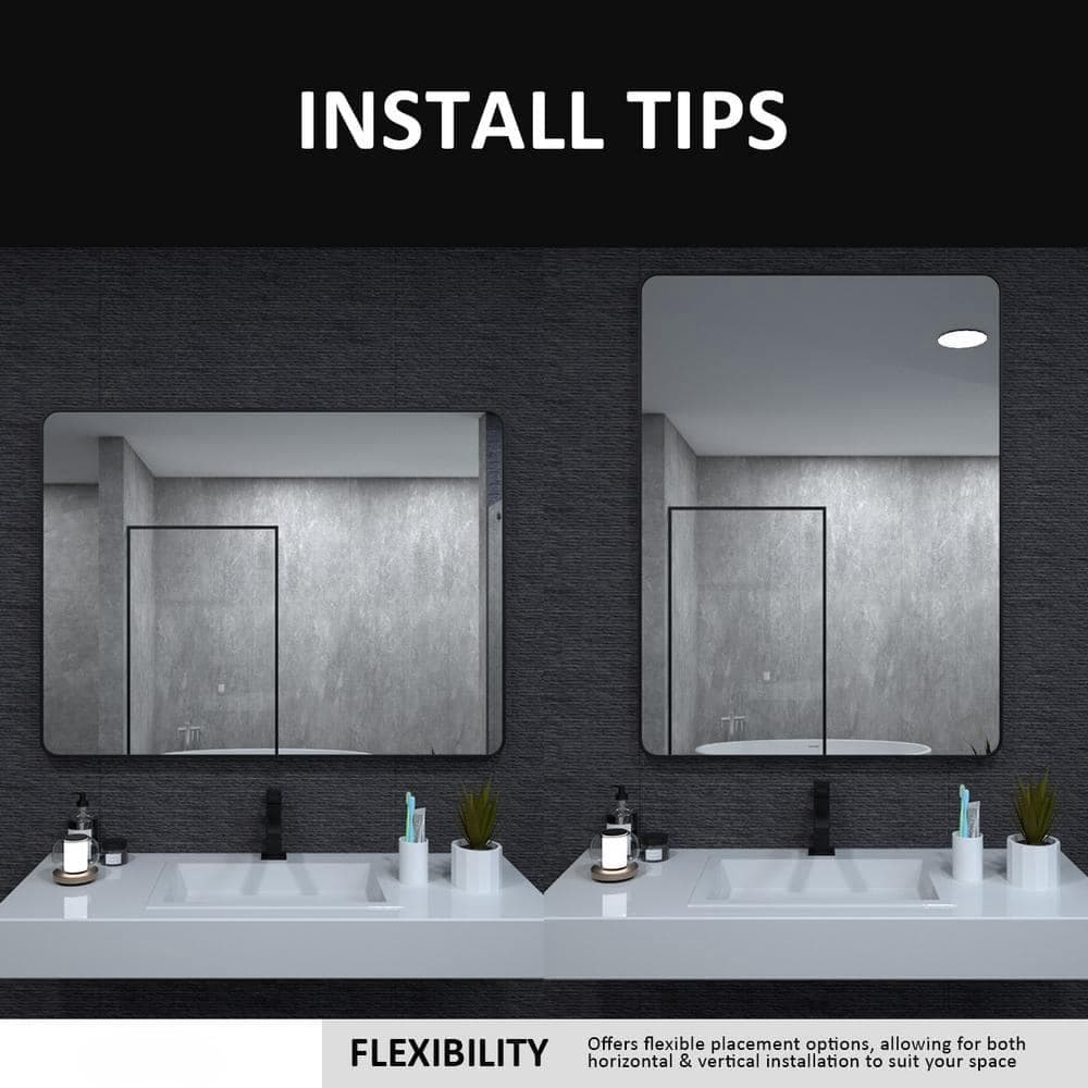 Forclover TAK-FMR6036MB Framed-Bath-Mirrors - View #5