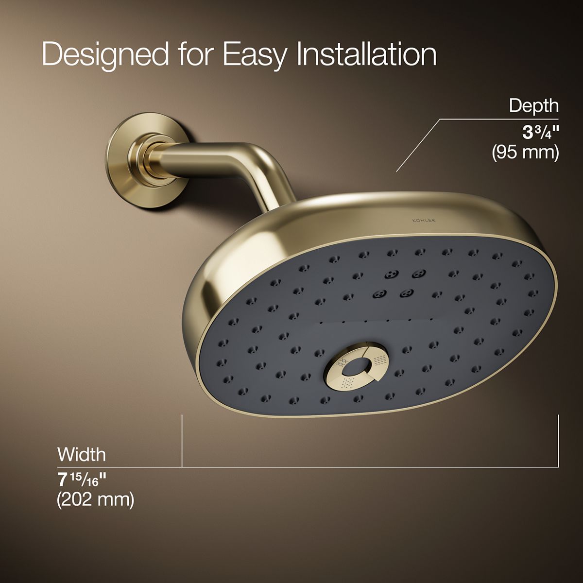 KOHLER 26290-G-AF Fixed-Showerhead - View #3