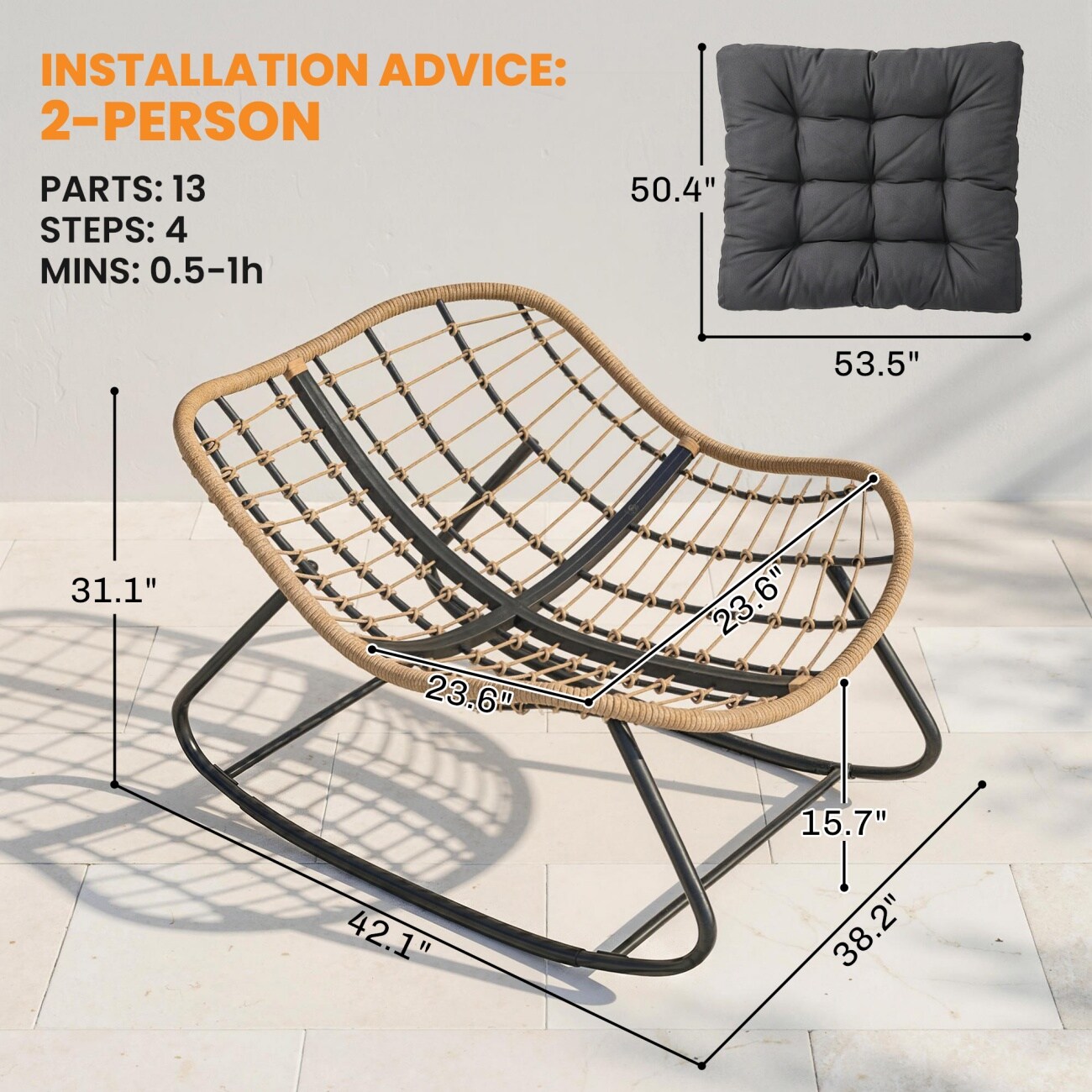 Vkoiyg AS-T1025-01-08567 Patio-Chairs - View #2