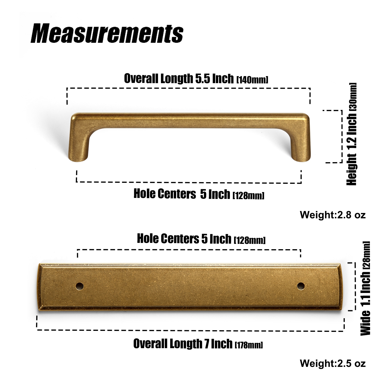 Miaokesen 052GT-128-G011/128-2 Cabinet-Pulls - View #2