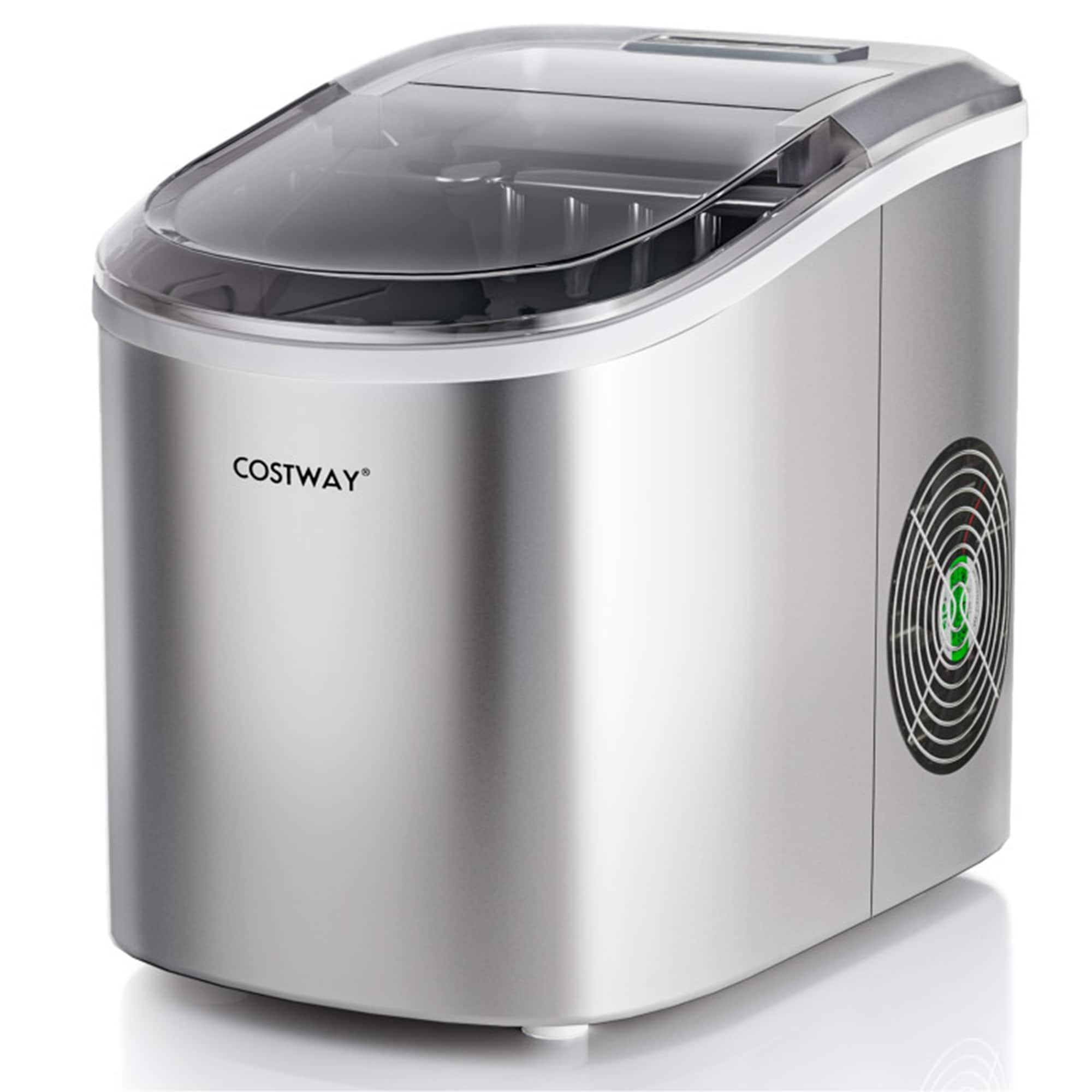 Mondawe OR-ES93922-MRS 27-lbs. Ice Per day Countertop or portable Bullet Ice Maker ( Sliver )
