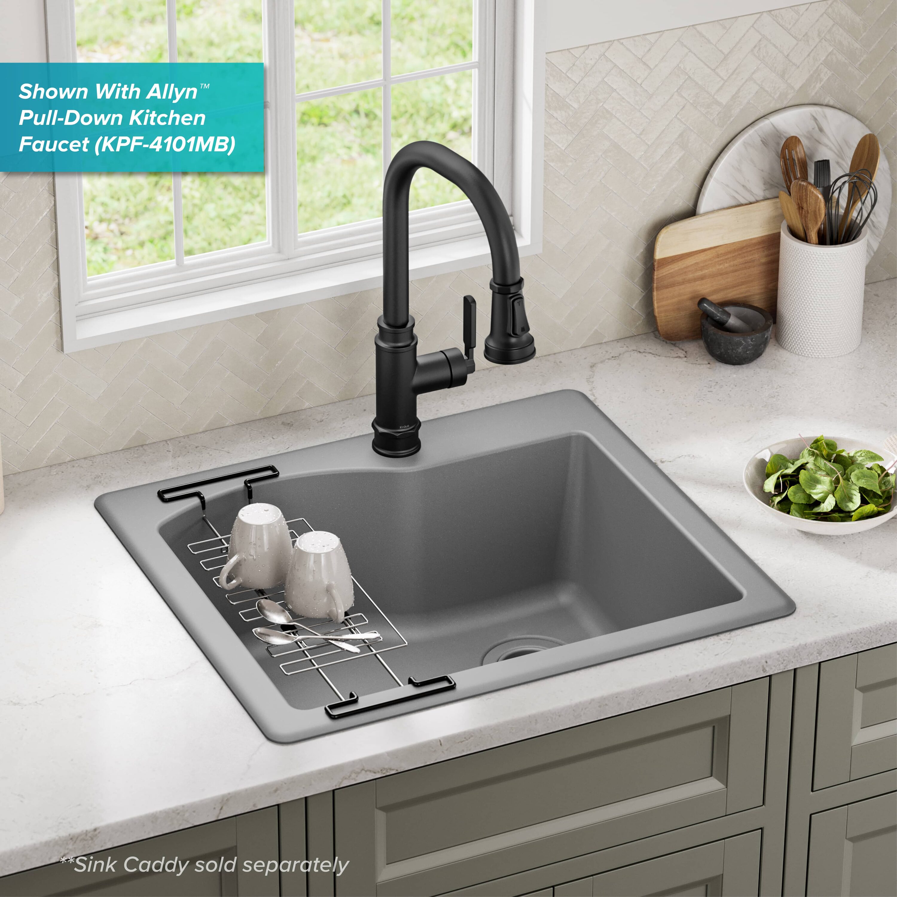 Kraus KGD-441GREY Kitchen-Sinks - View #3
