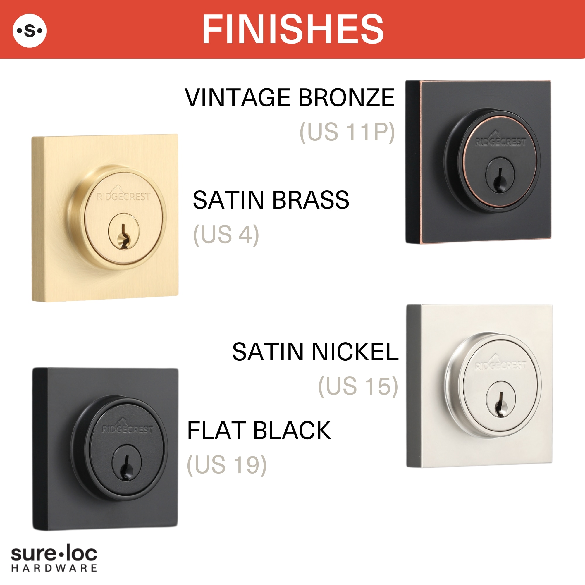 Sure-Loc Hardware DB201-MTN SB Door-Deadbolts - View #5