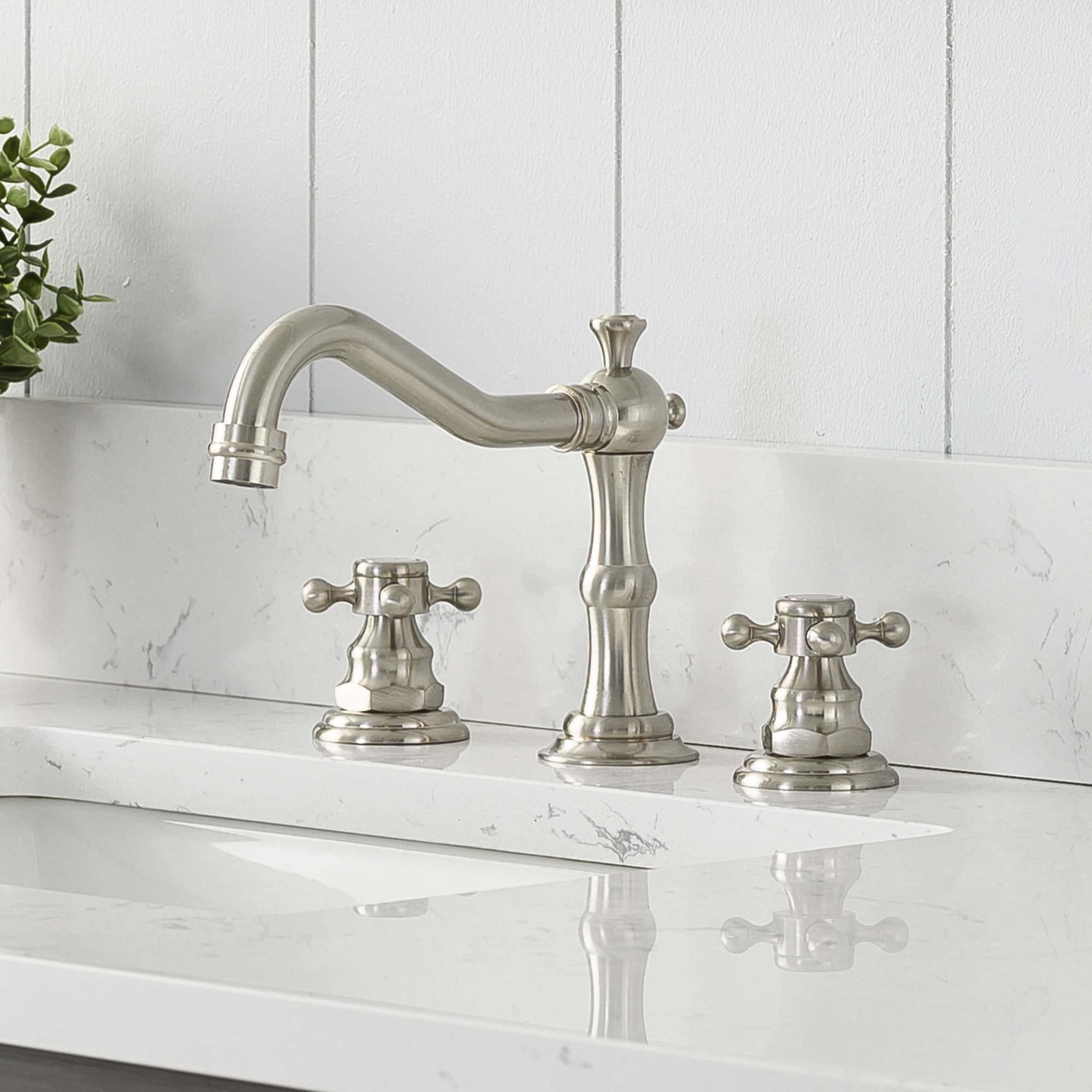 Silver Gray 48" Single Sink Bathroom Vanity with Engineered Marble Top