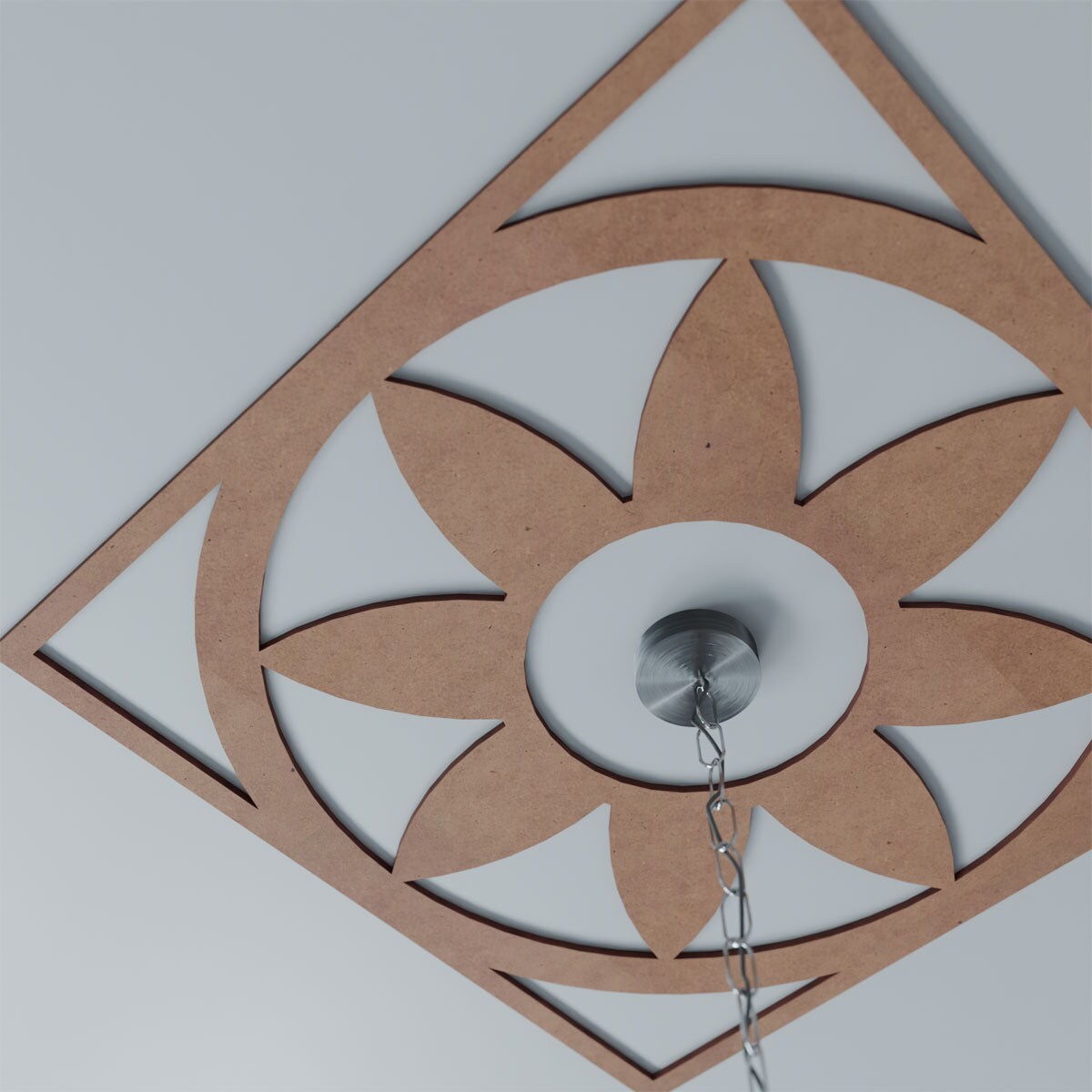 Ekena Millwork CMWP16X16X0375BLMF Ceiling-Medallions - View #10