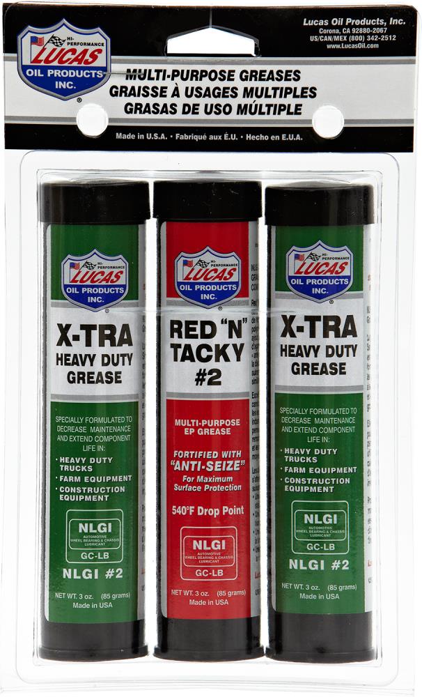 Lucas Oil Products 3-oz Lucas Oil Grease Combo Pack in the Hardware  Lubricants department at