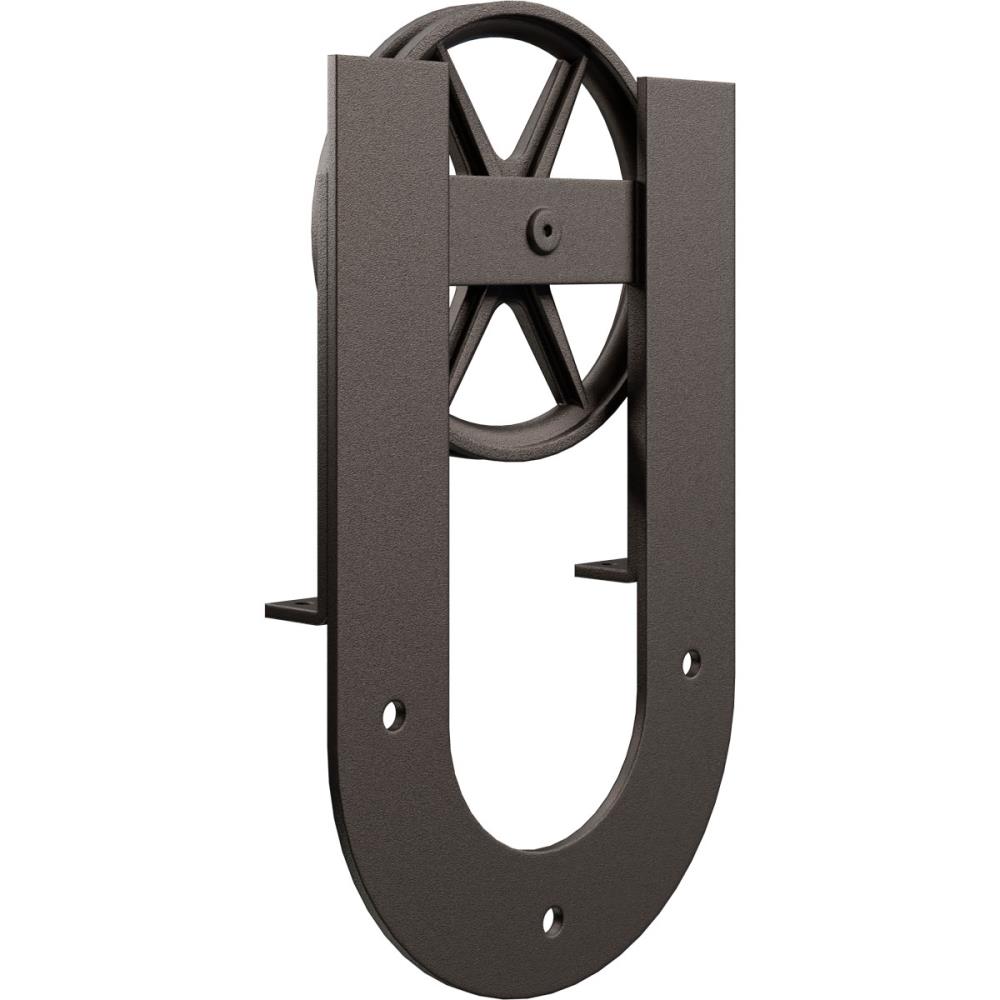 Goldberg Brothers Bronze Texture Indoor Horseshoe Barn Door Hanger in the  Barn Door Hardware department at