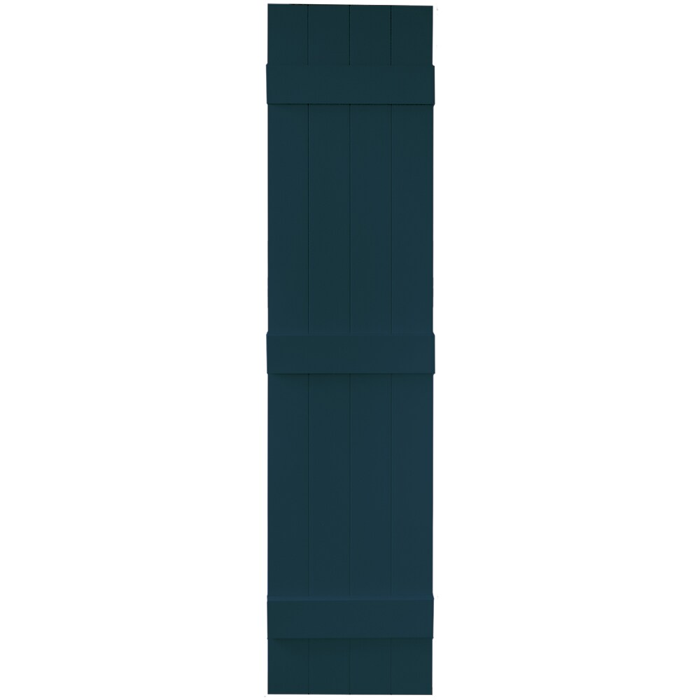 Vantage V6831463166 13.875-in W x 62.5-in H Indigo Blue Board and batten Exterior Shutters ( 1 -Pack )