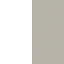 White with Brushed Nickel Trim
