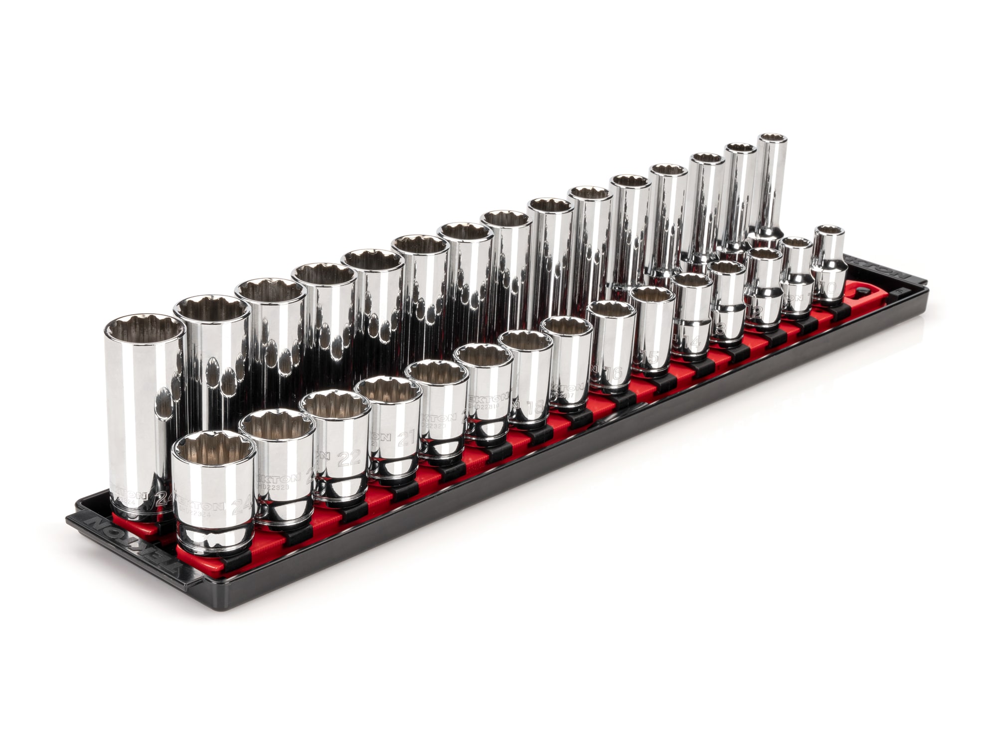 TEKTON SHD92212 1/2-in Drive Metric Shallow/Deep Socket Set 30 -Pieces