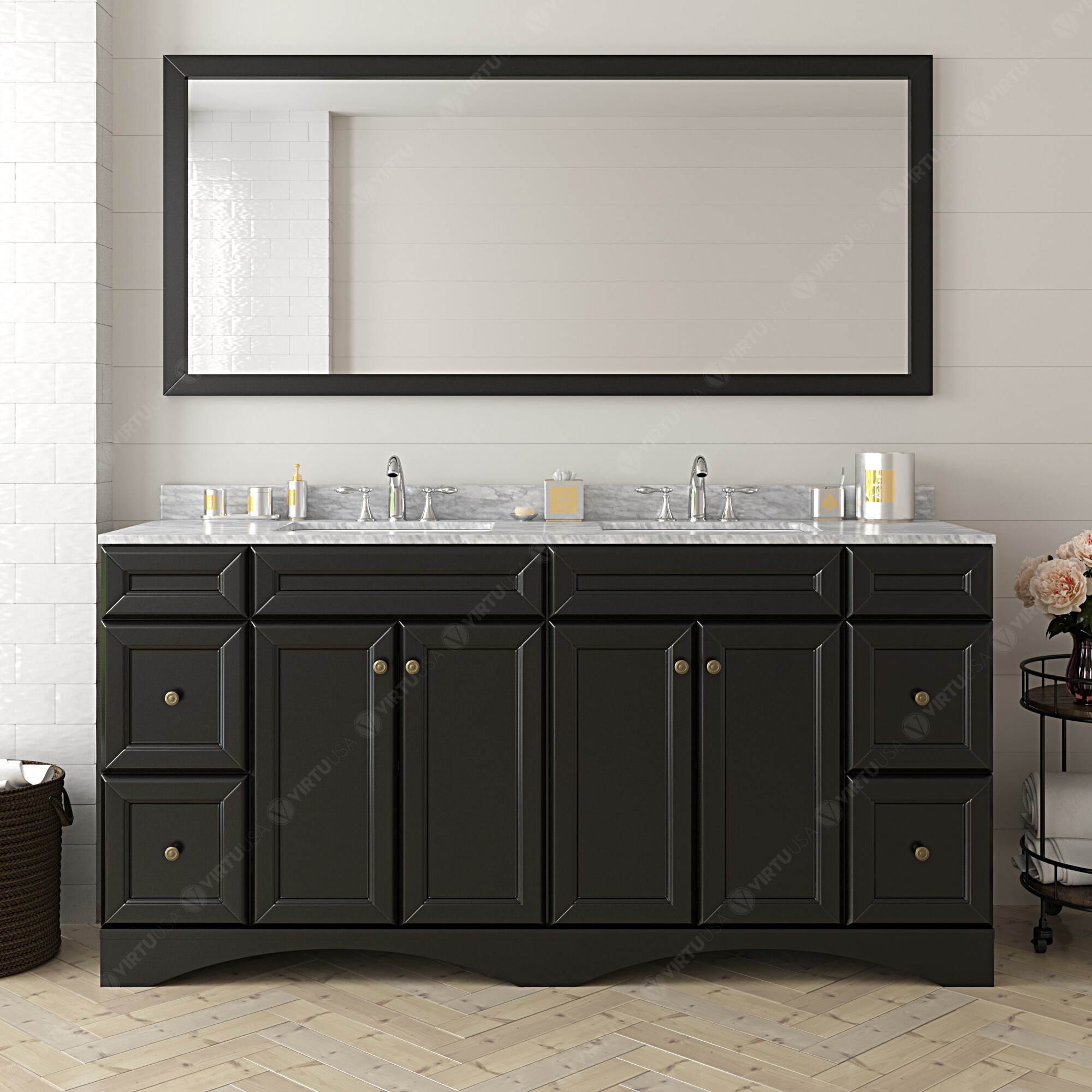 Virtu USA ED-25072-WMRO-ES Bath-Vanity-Combo - View #2