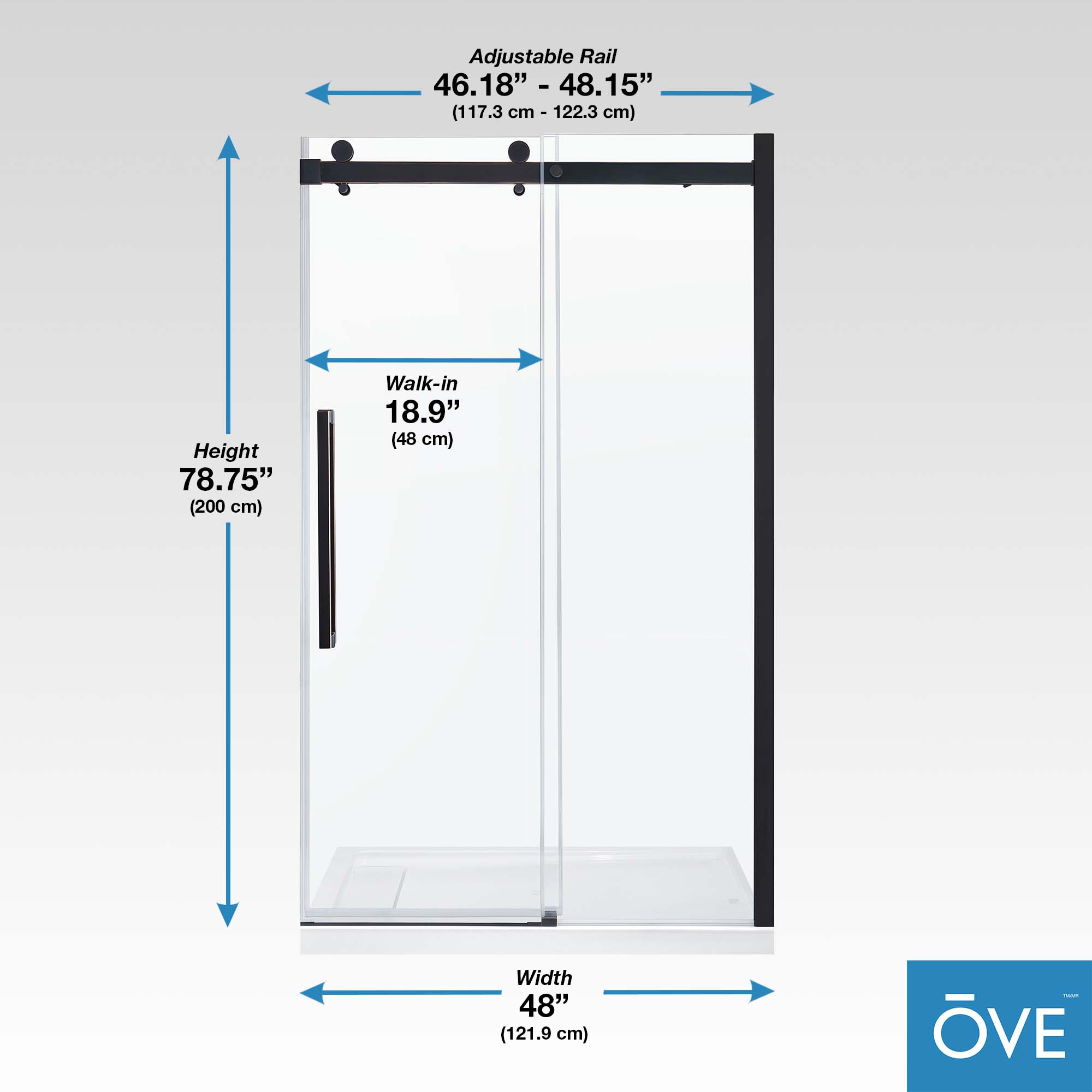 OVE Decors 15SKC-BELS48-ORB Alcove-Shower-Kit - View #14