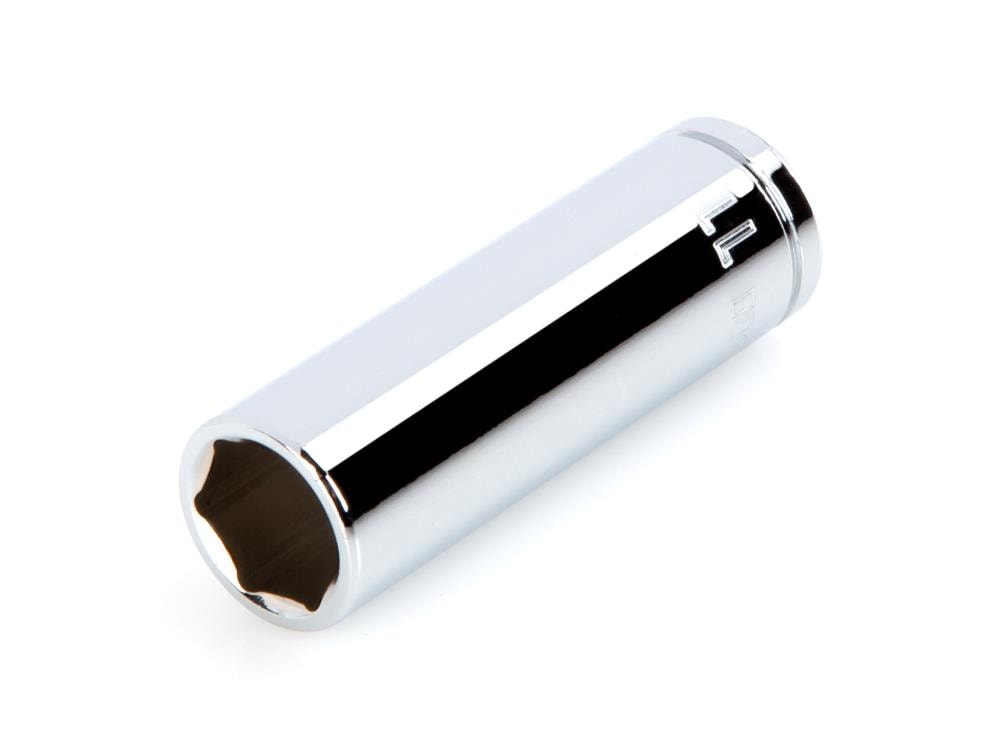 TEKTON SHD03111 1/4-in Drive Metric 11mm Deep Socket