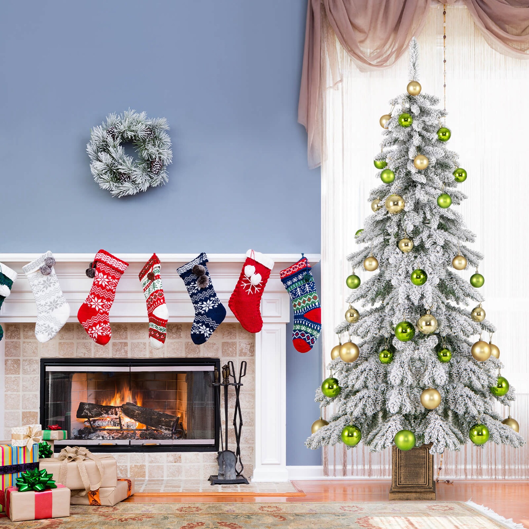 Costway HCST04236 Artificial-Christmas-Trees - View #4