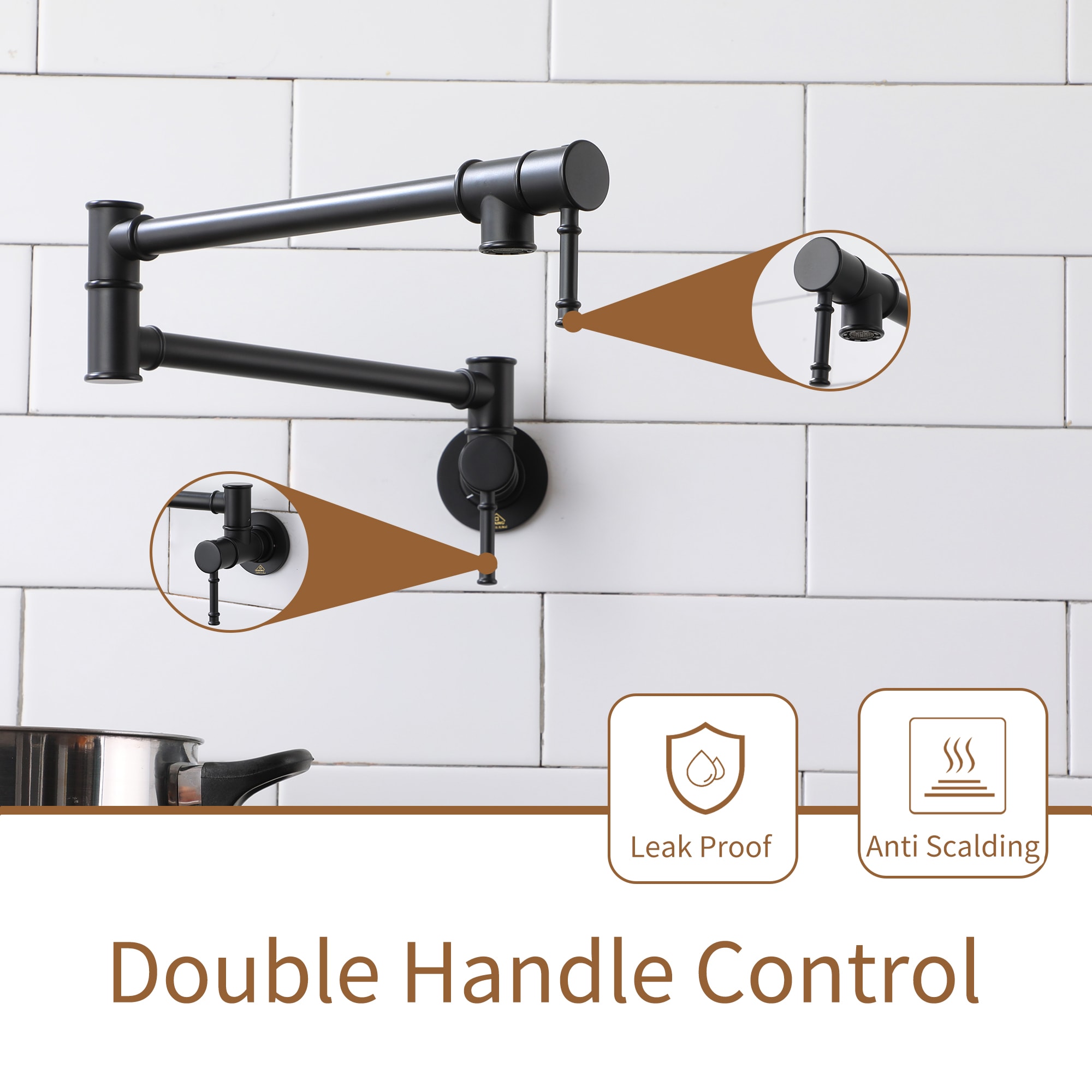 CASAINC CA-D4188-BG Kitchen-Faucets - View #6