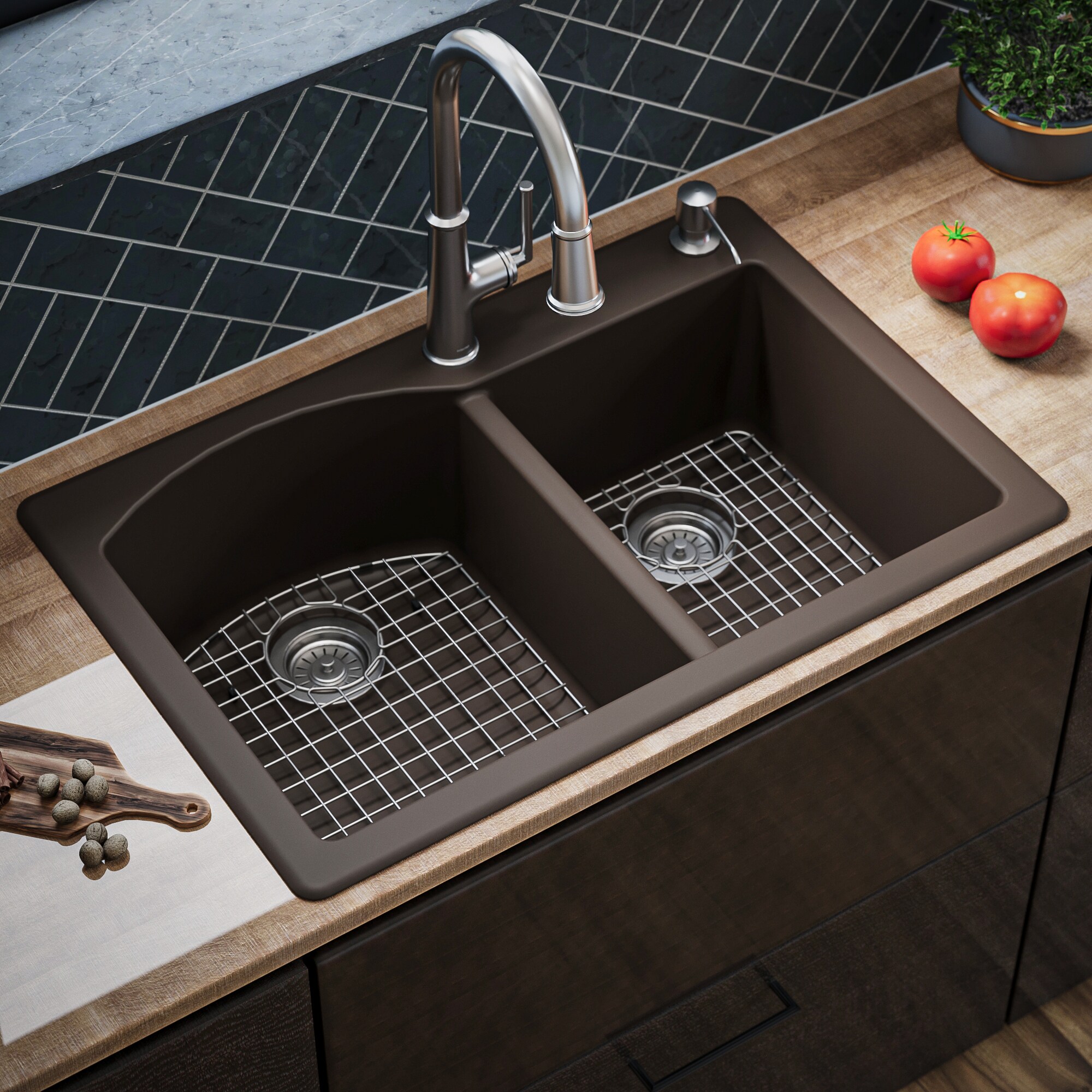 Karran QT-610-BR-PK1 Kitchen-Sinks - View #4