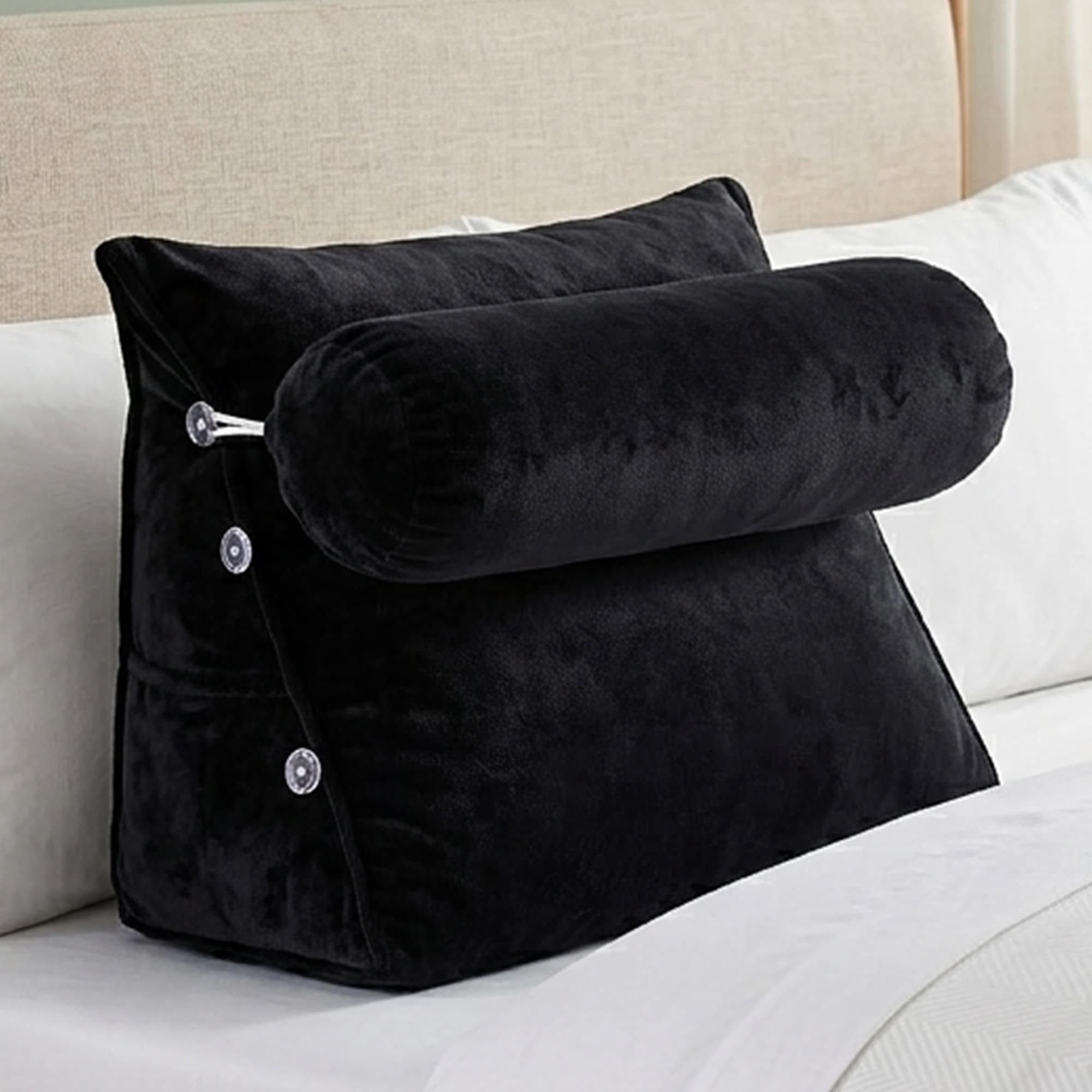 Cheer Collection CC-HFBOLWDGPL-BLK Accent-Pillows - View #7