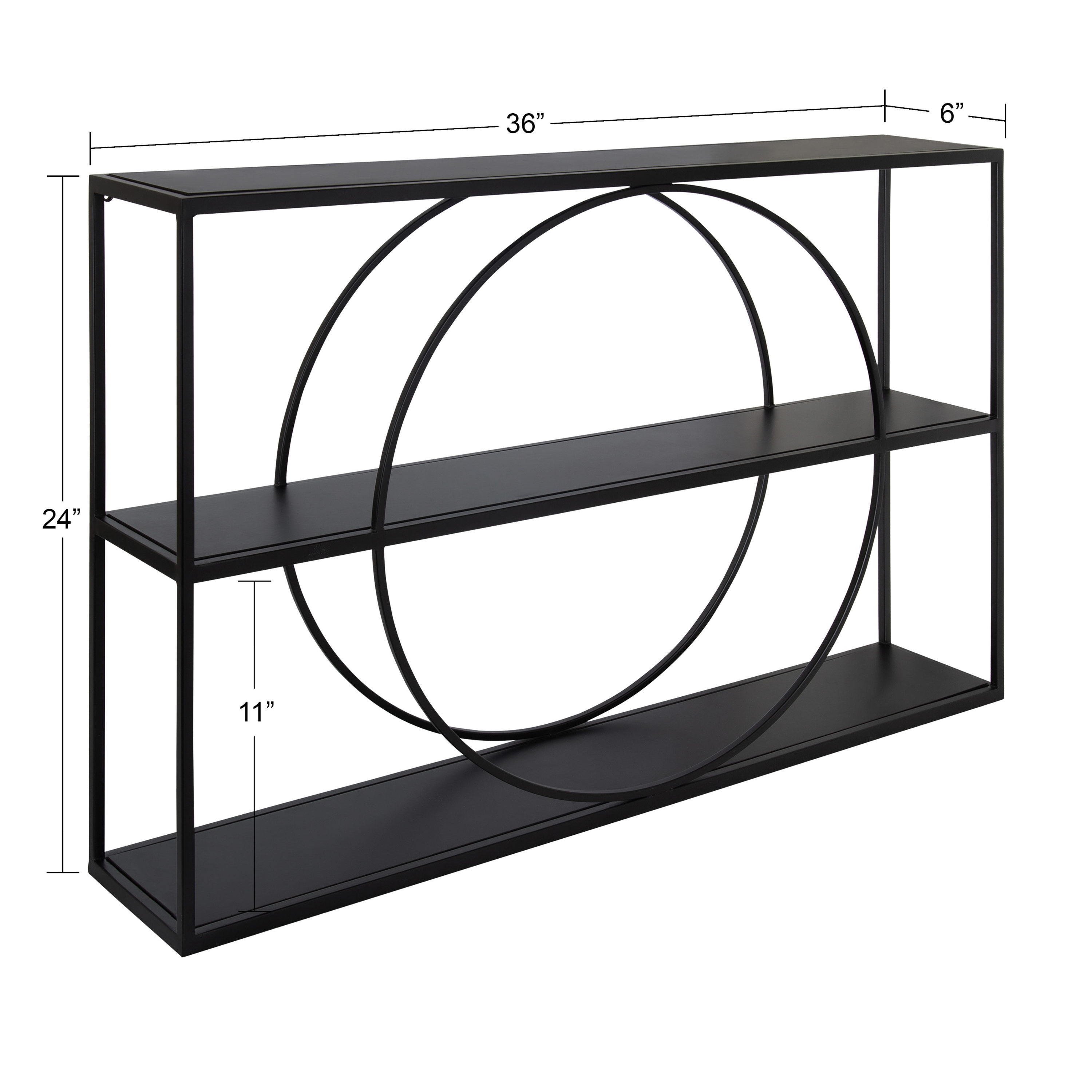 Kate and Laurel 216514 Wall-Mounted-Shelving - View #2