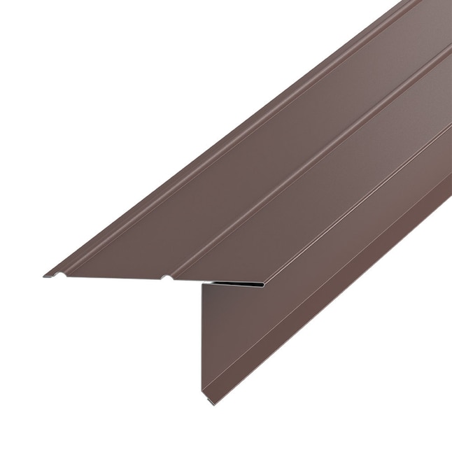 Amerimax Drip Edge 2.35-in x 10-ft Brown Aluminum Drip Edge in the Drip ...