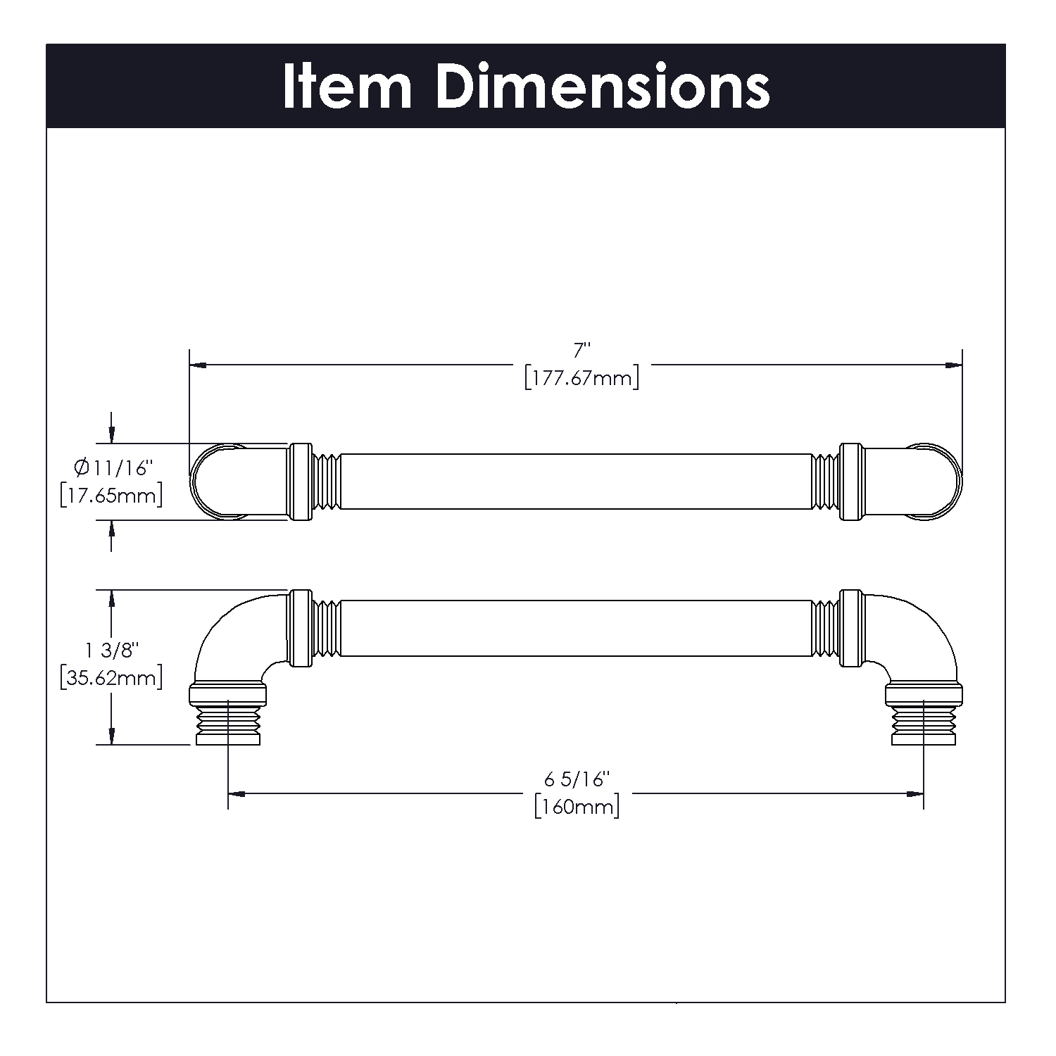 Hickory Hardware HH075010-VB Cabinet-Pulls - View #9