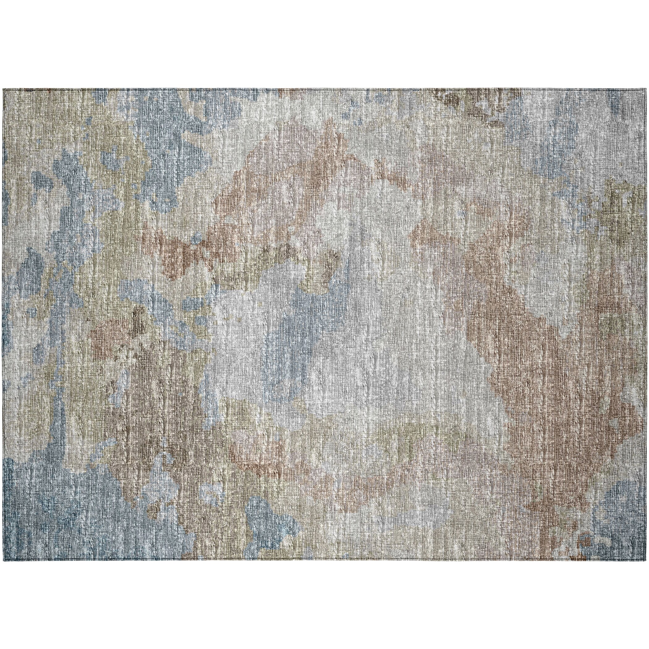 Moody Abstract Chenille Flat Woven 10' x 14' Area Rug
