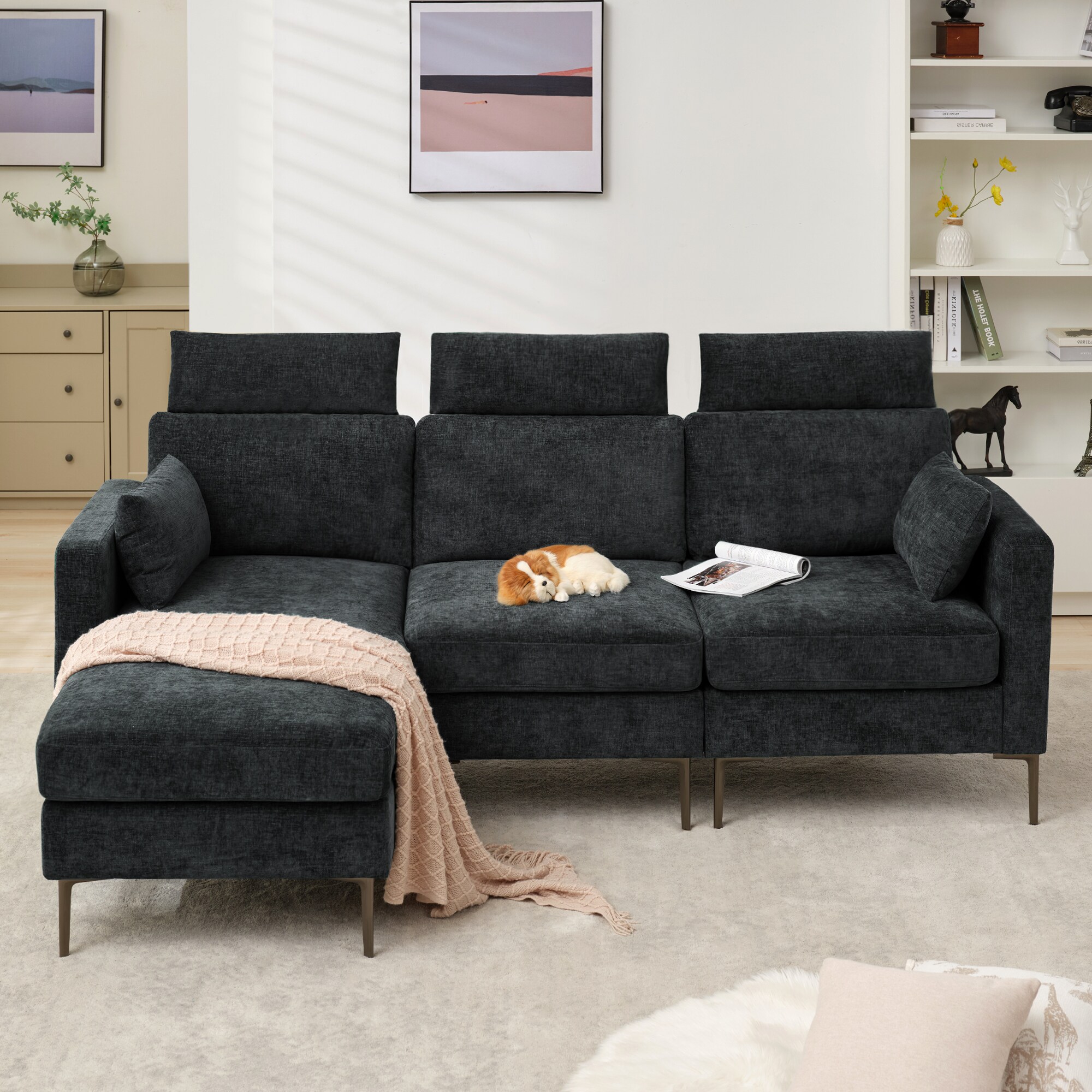 VOUA SAF-XNE3R1G-DG Sofas-Loveseats - View #2