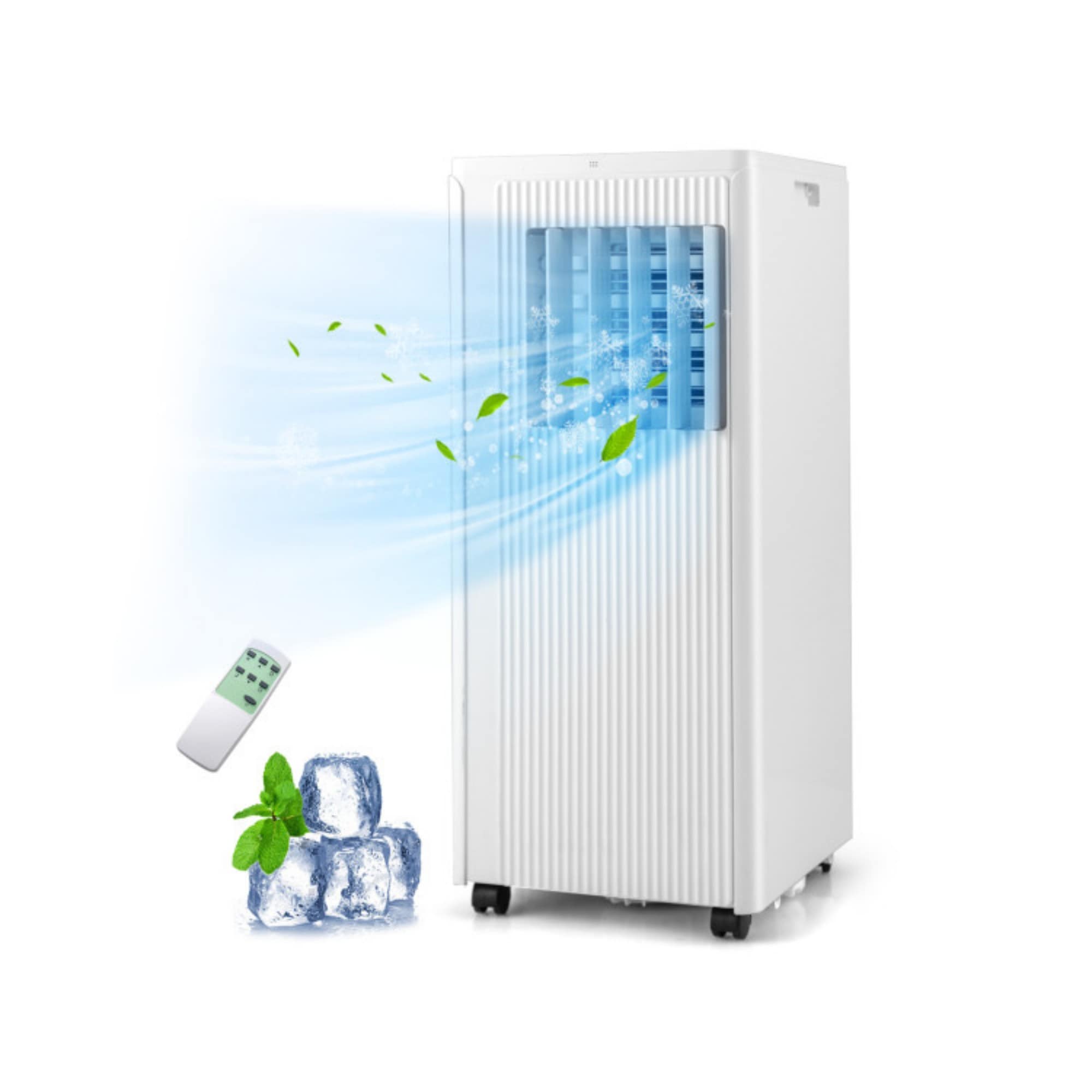 LUCKY ONE 10000 BTU Portable Air Conditioner Cools up to 350 Sq wth 24H Timer