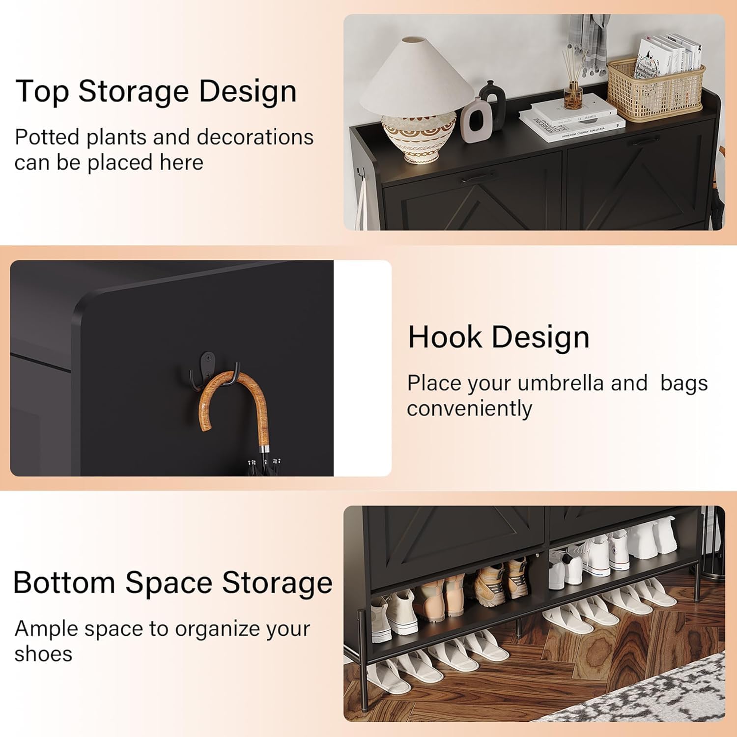 Qeetex DHZ-PHO-150ZAJIY Shoe-Racks - View #3