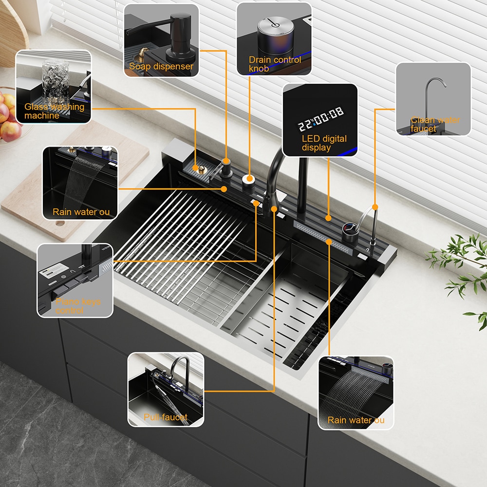 Homsee C-KF210310-02 Kitchen-Sinks - View #8