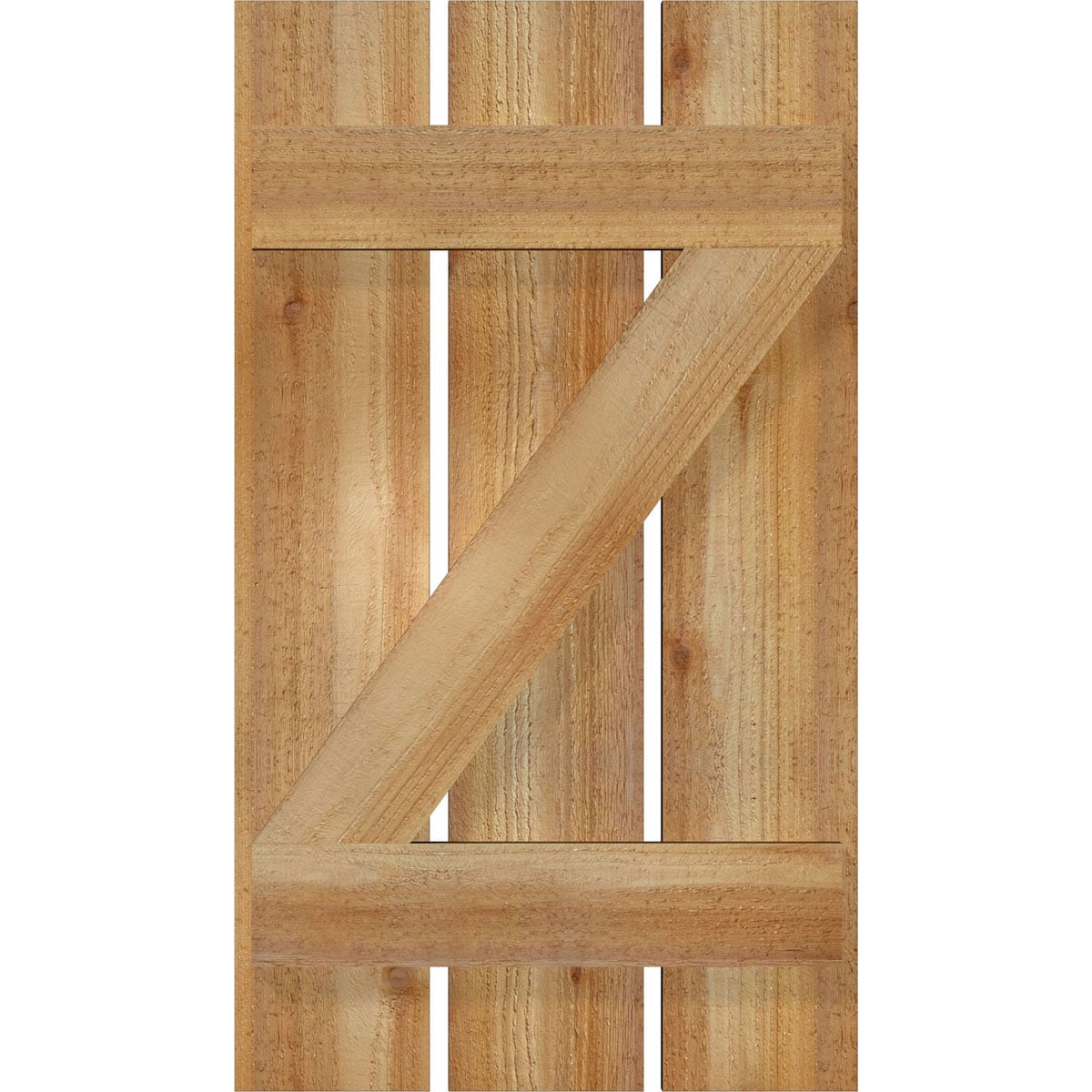 Ekena Millwork RBS06Z17X030RWR Exterior-Shutters - View #5