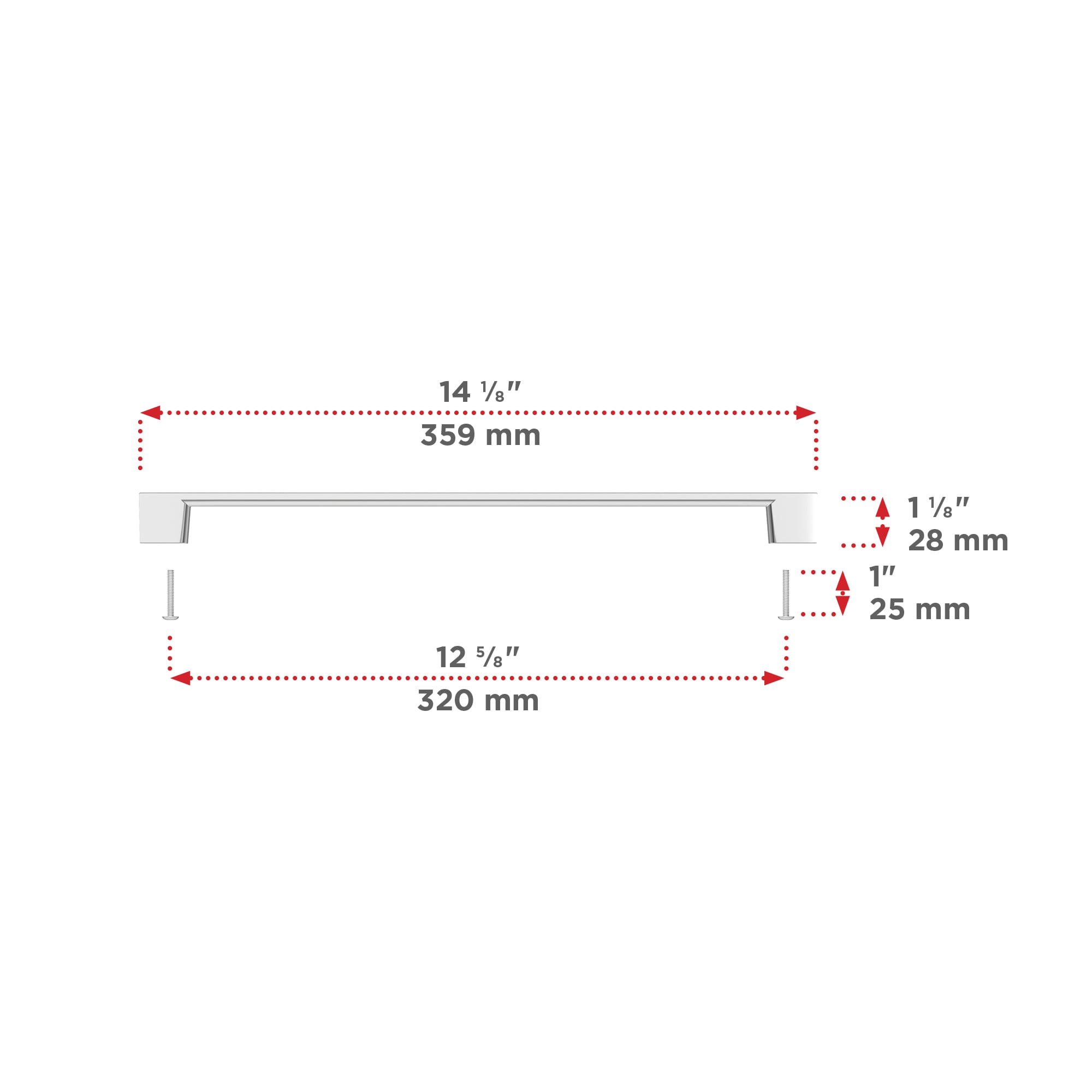 Richelieu BP8160320140 Cabinet-Pulls - View #6