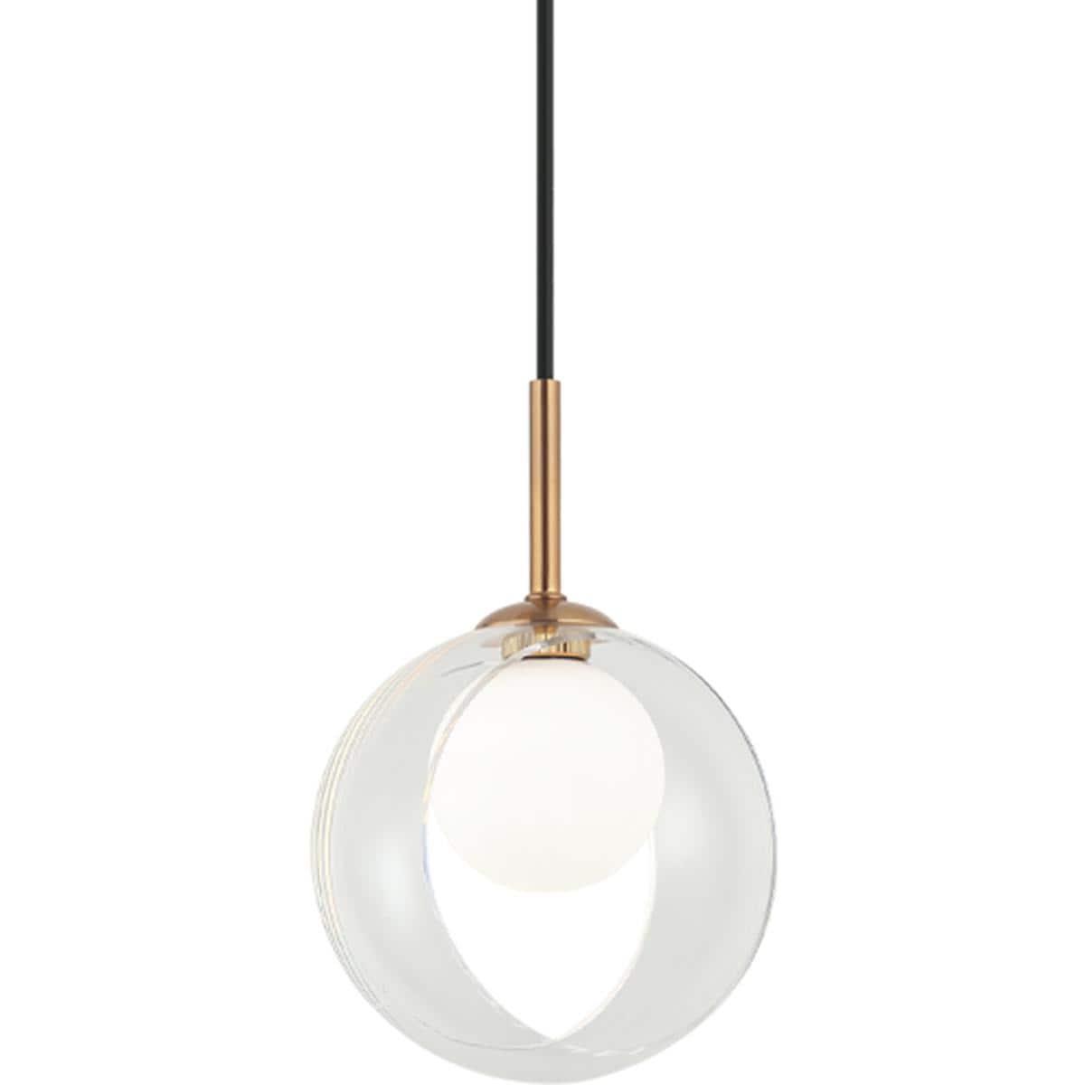 Matteo 2607324 Lighting C60601AGCL Delcia Pendant Aged Gold Brass