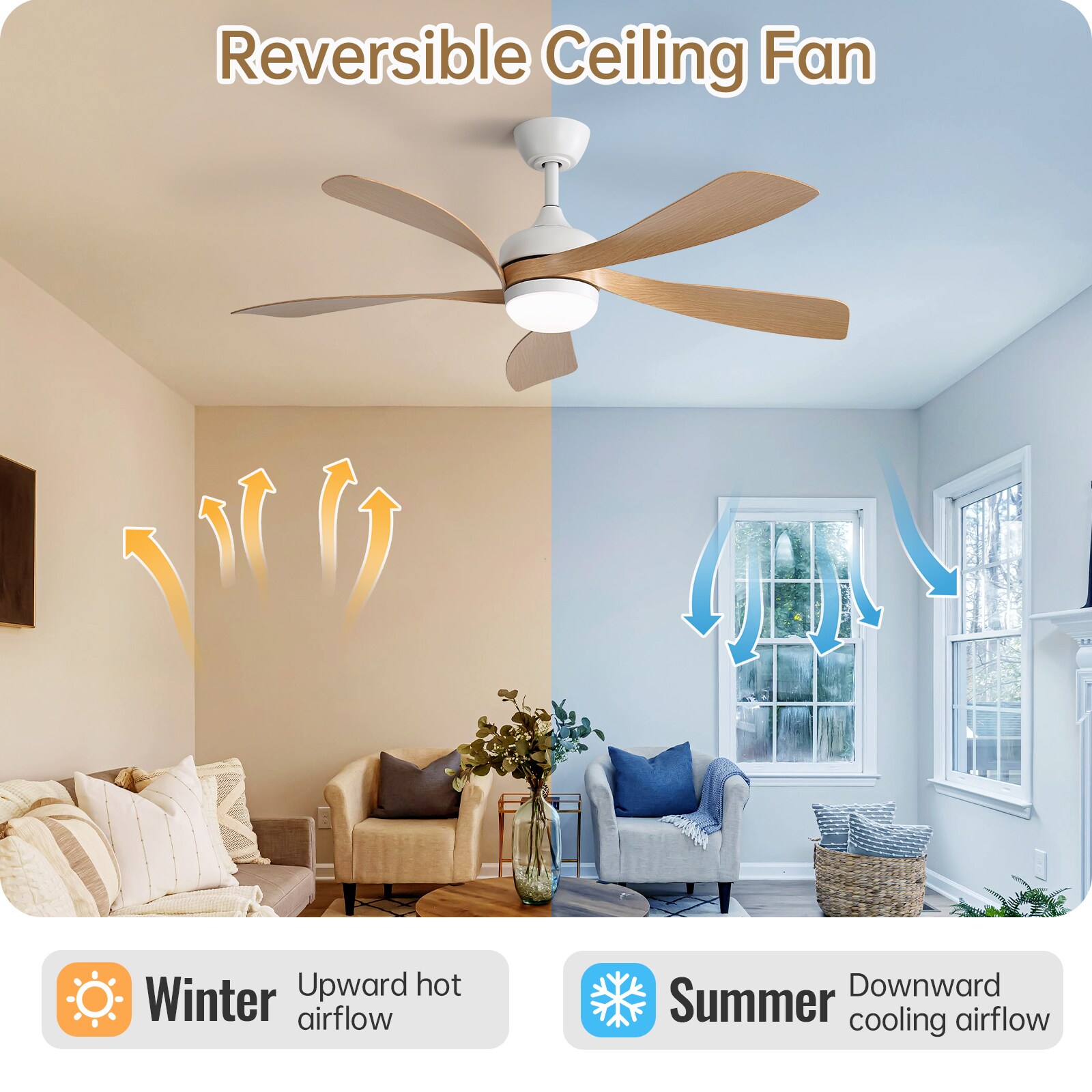 Tenleaf LIGHT0413-395-1 Ceiling-Fans - View #6