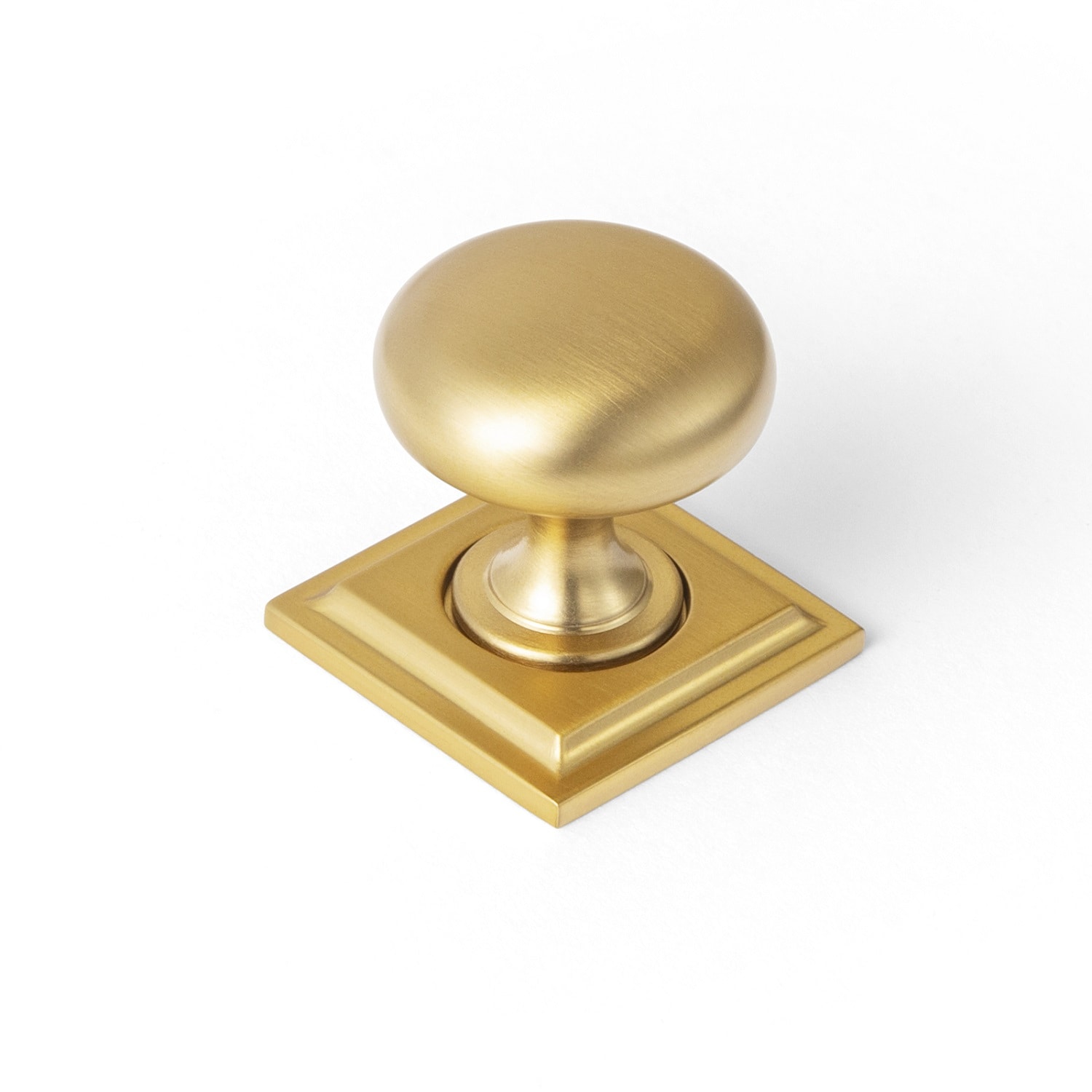 Miaokesen 1-1/4-in Brushed Gold Mushroom Modern Cabinet Knob 6 -Pack