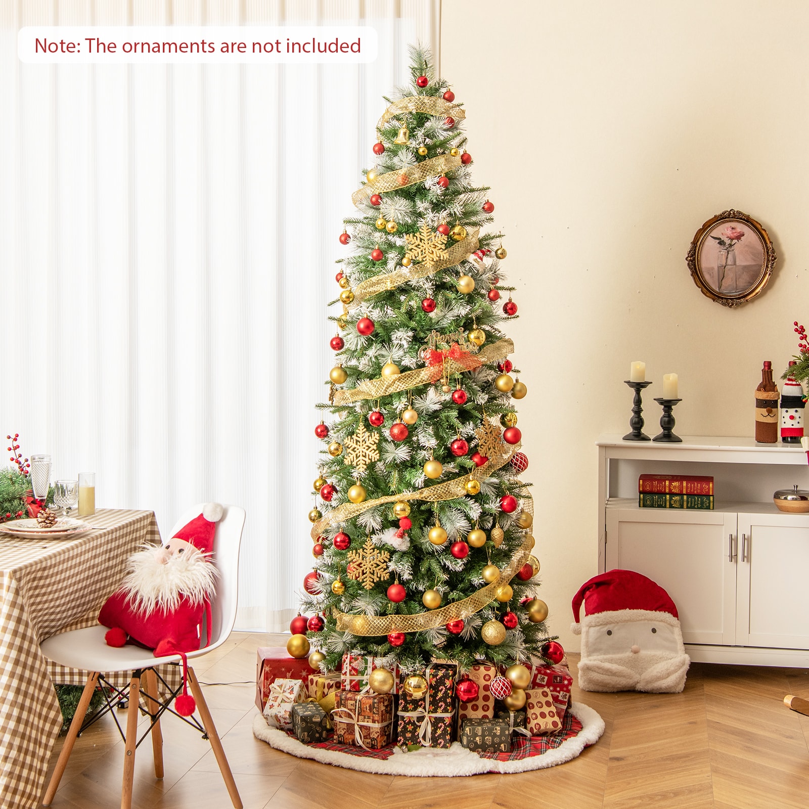 WELLFOR CM-HWY-23443US Artificial-Christmas-Trees - View #5