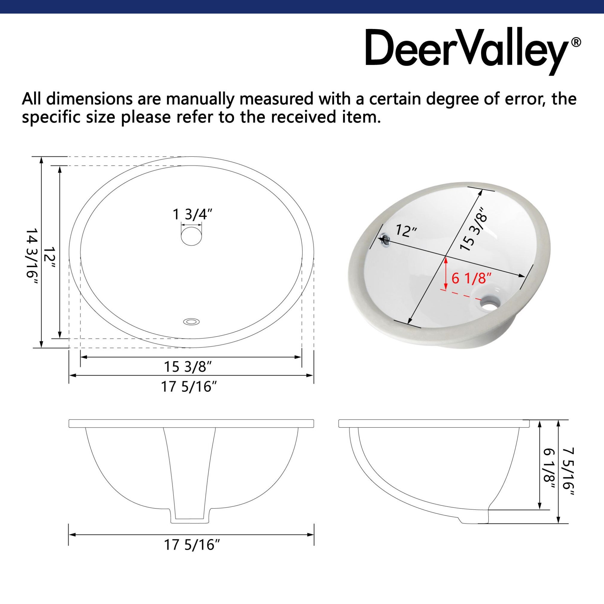DeerValley DV-1U302 Bath-Sink - View #12