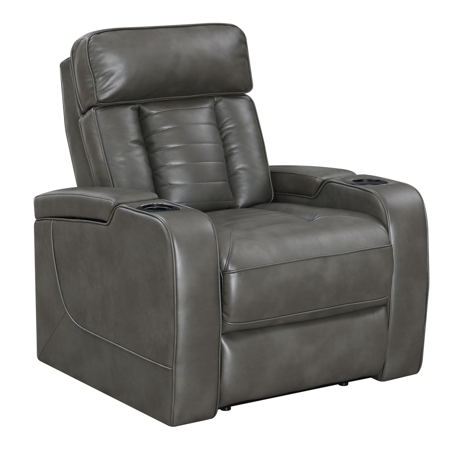 JASMODER B01836050 41.5-in Modern Gray Polyester/Blend Sofa